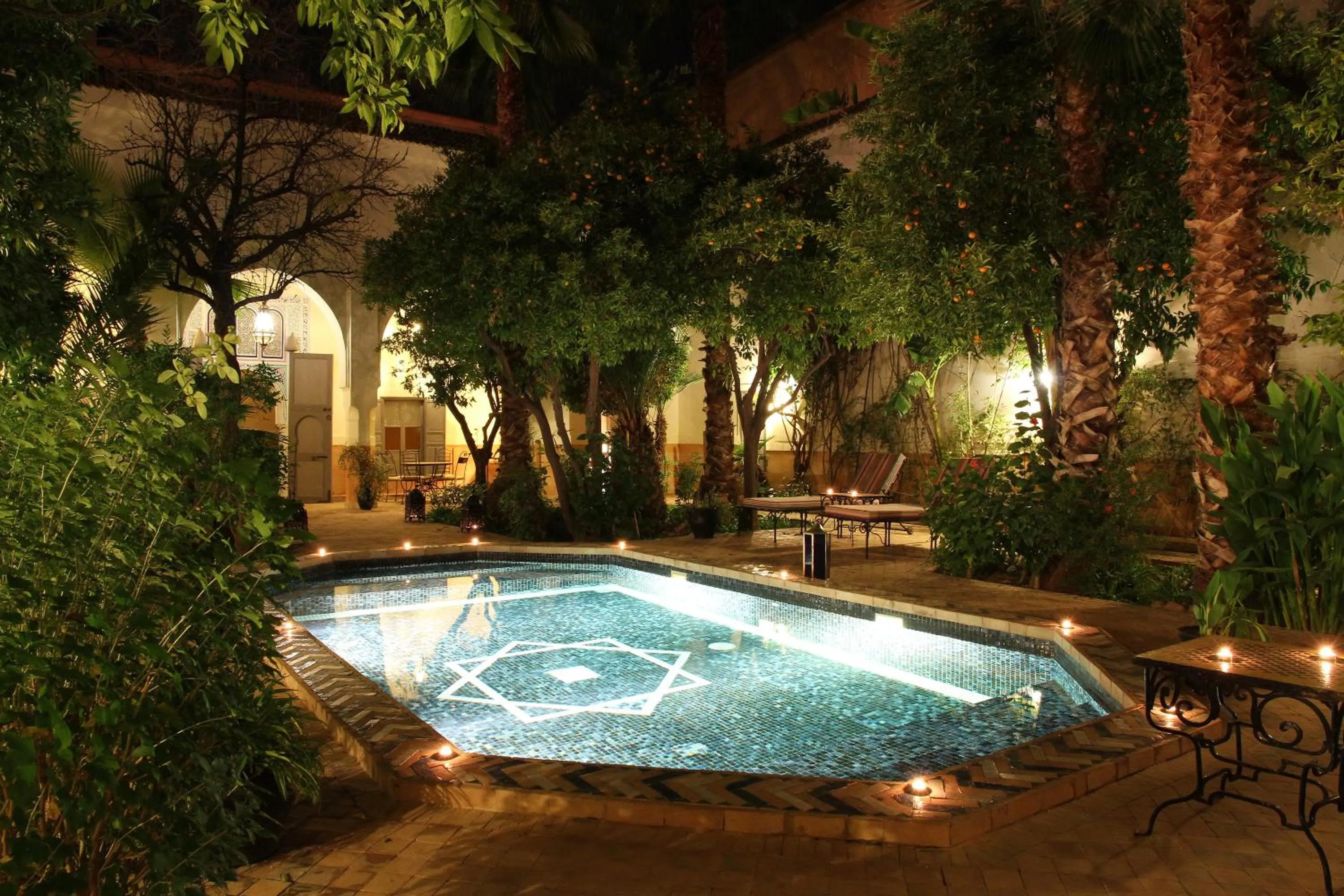 Swimming pool in Riad Laila