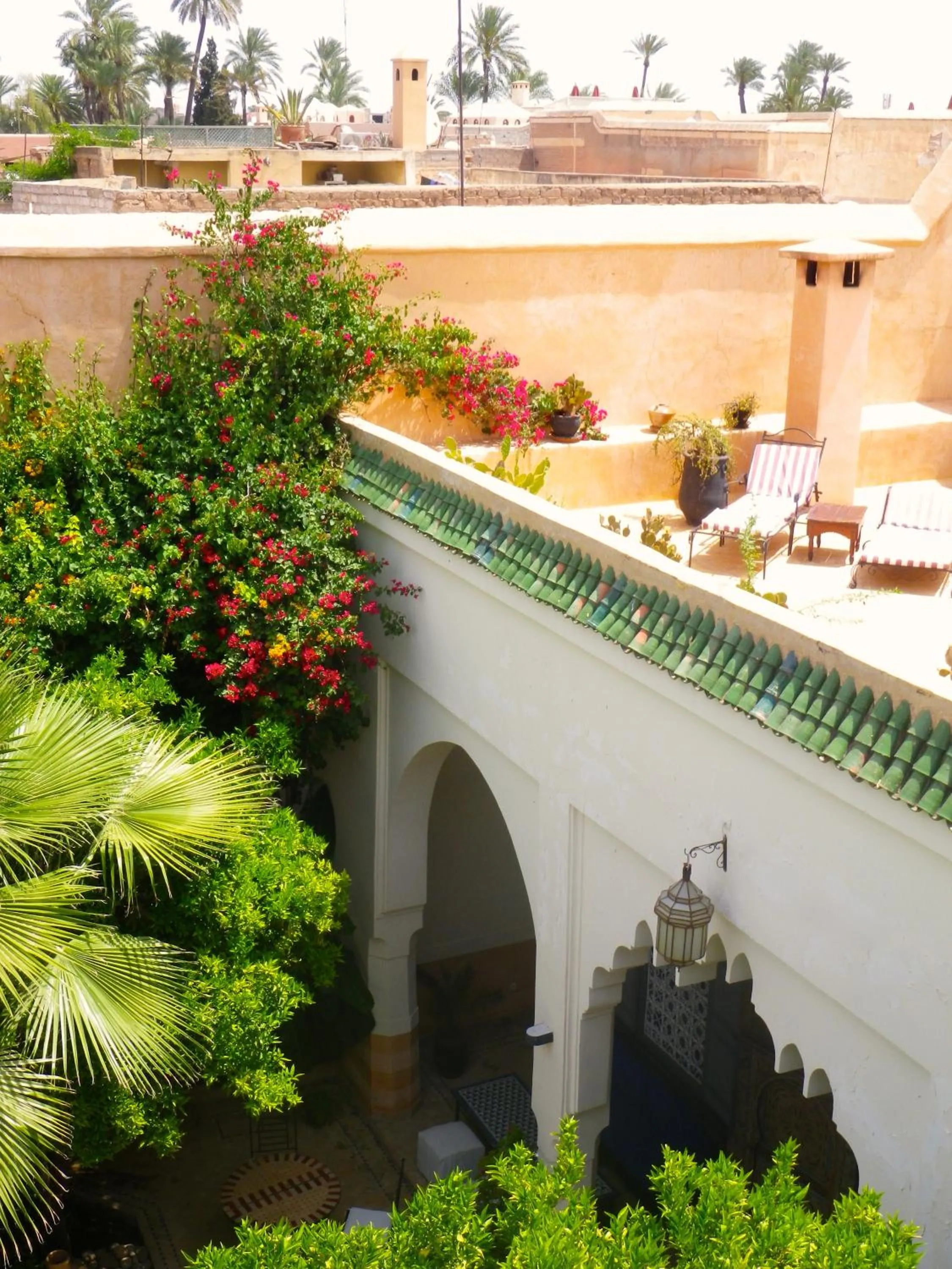 Balcony/Terrace in Riad Laila