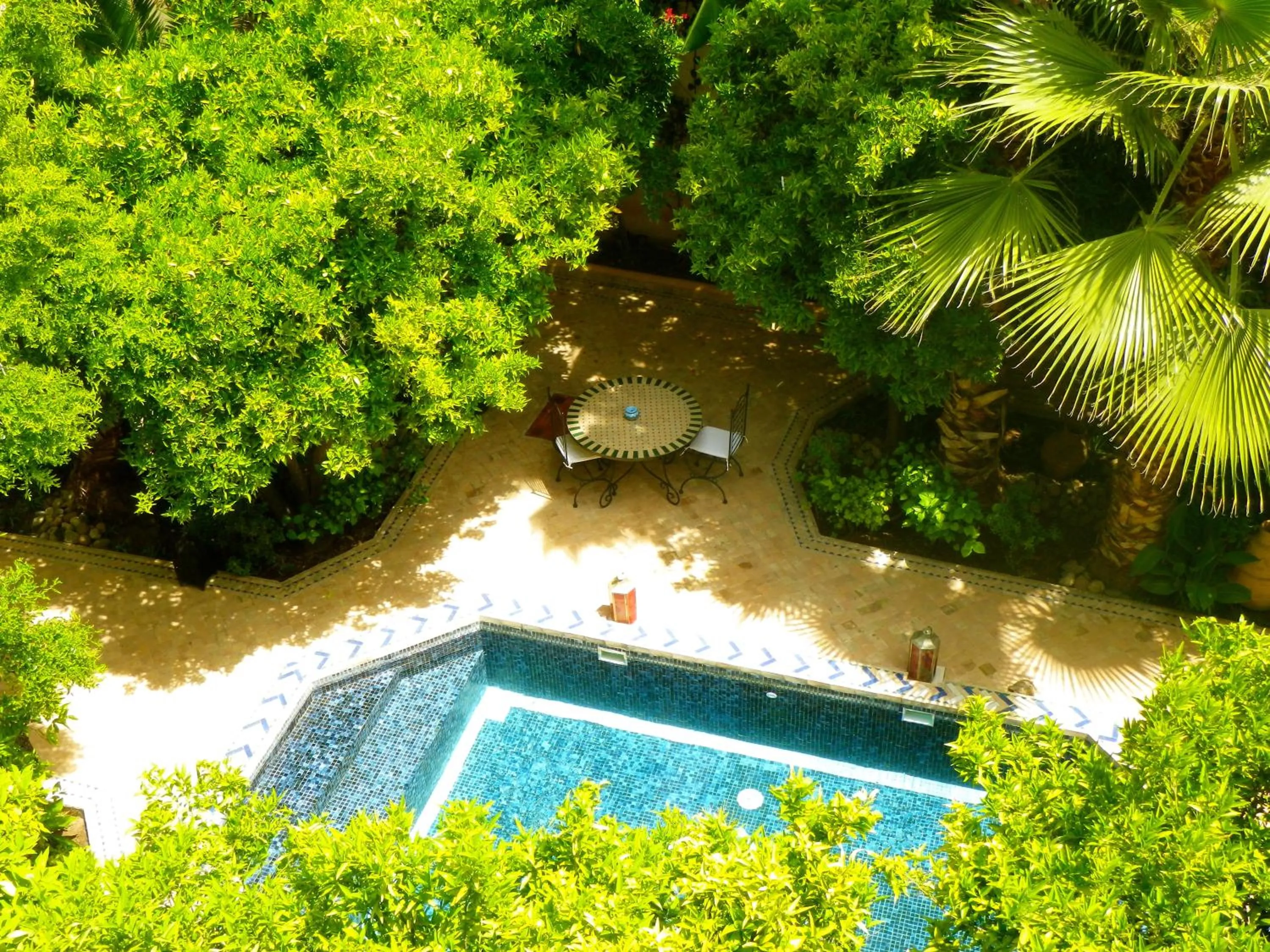 Garden in Riad Laila
