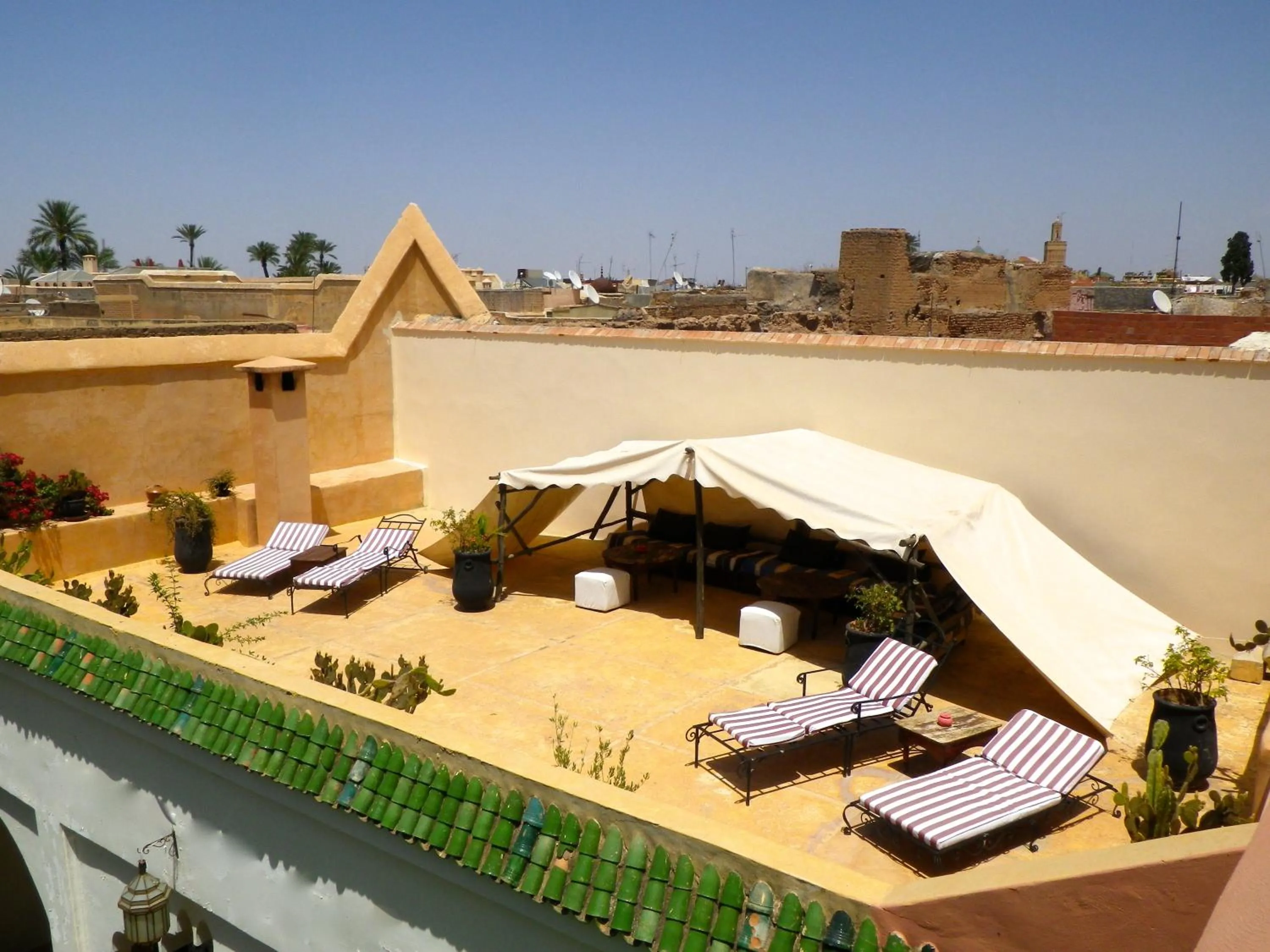 Balcony/Terrace in Riad Laila