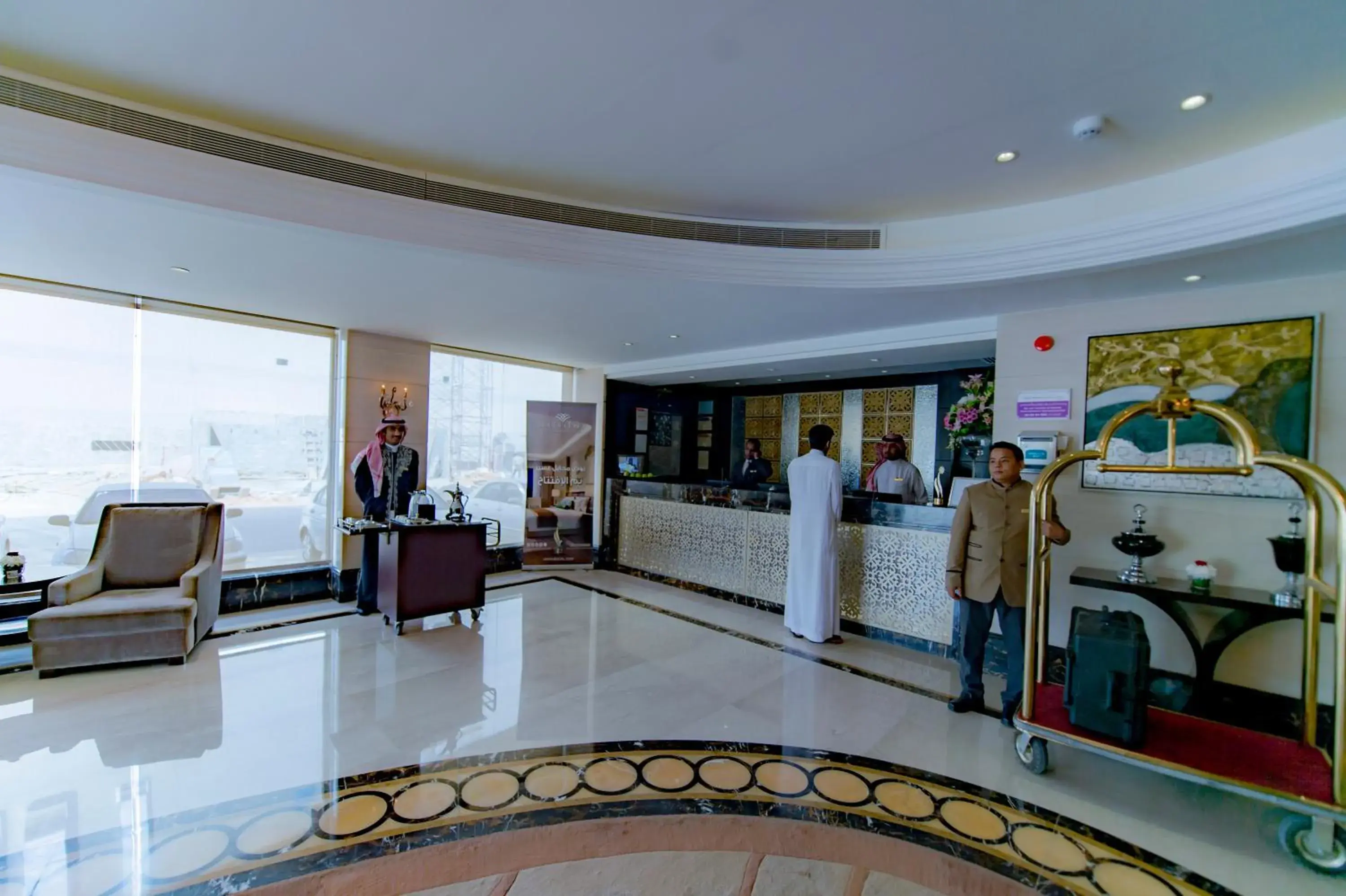 Lobby or reception in Boudl Al Woroud بودل الورود Lobby or reception in Boudl Al Woroud بودل الورود