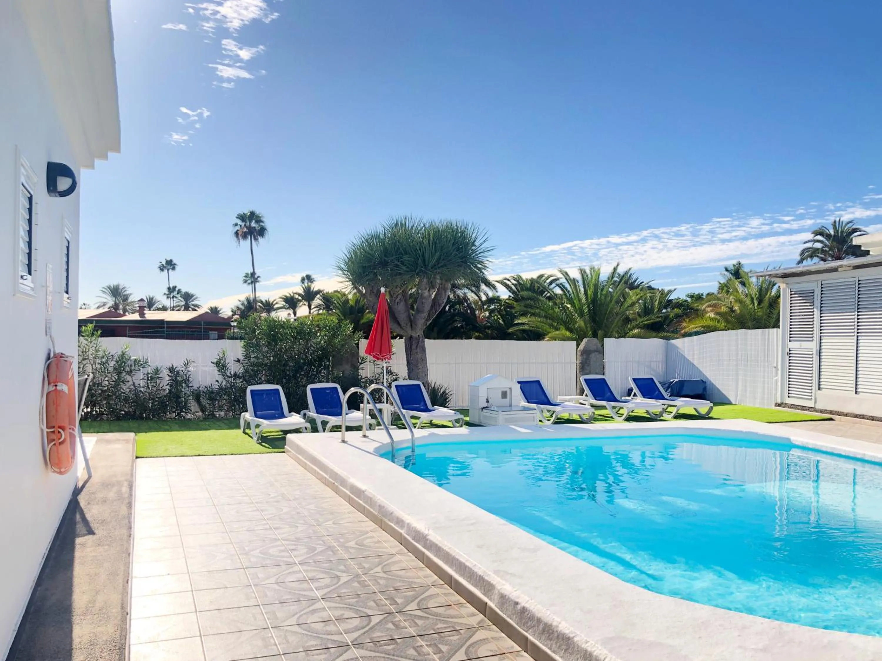 Solarium in Bungalows Las Almenas