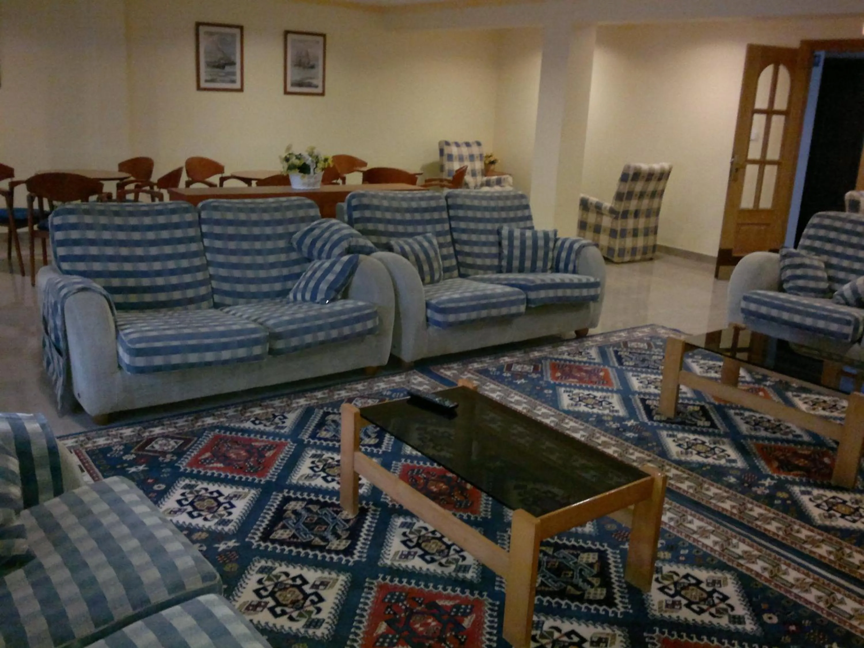 Lobby or reception in Hotel La Lanzada