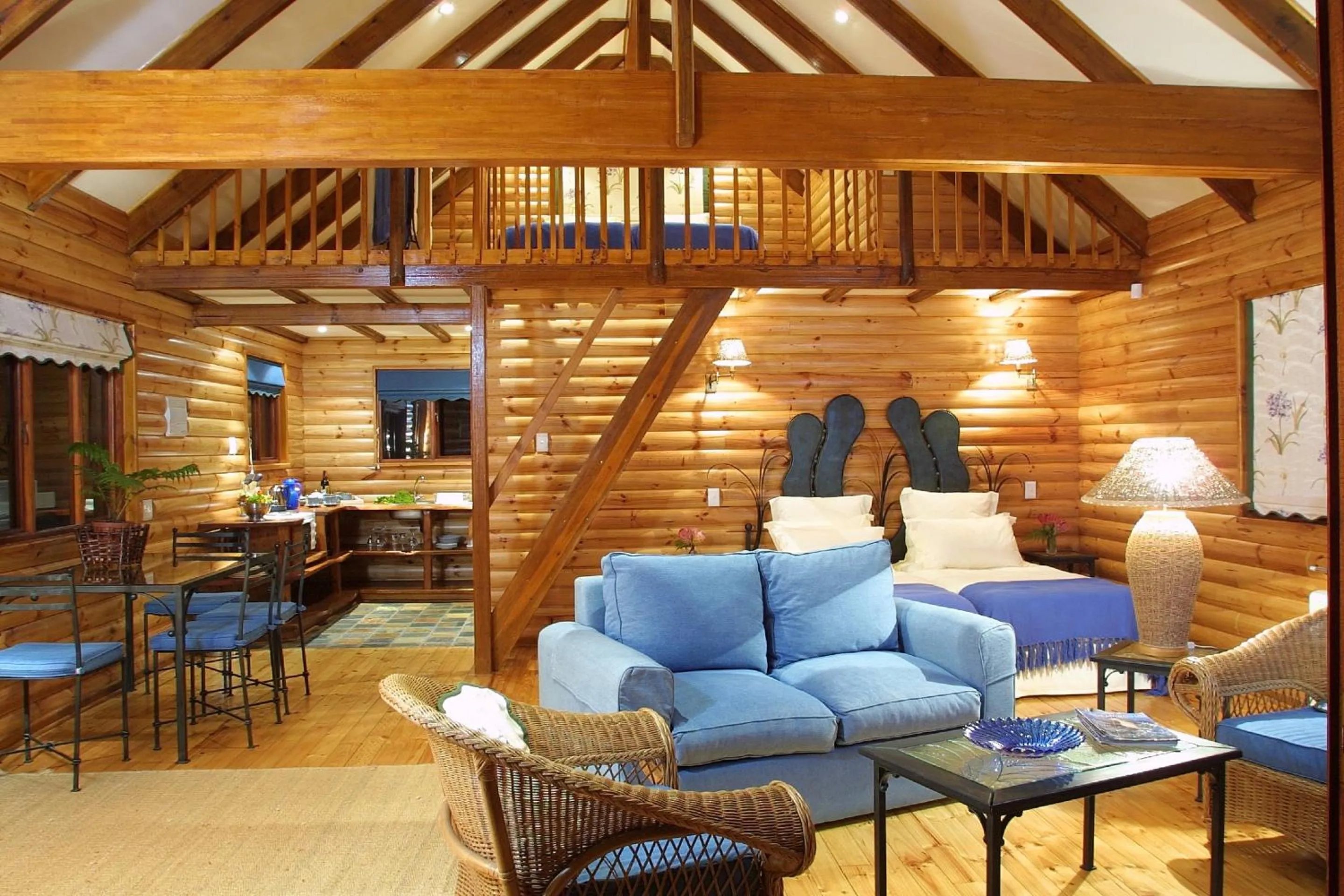 Living room in The Fernery Lodge & Spa