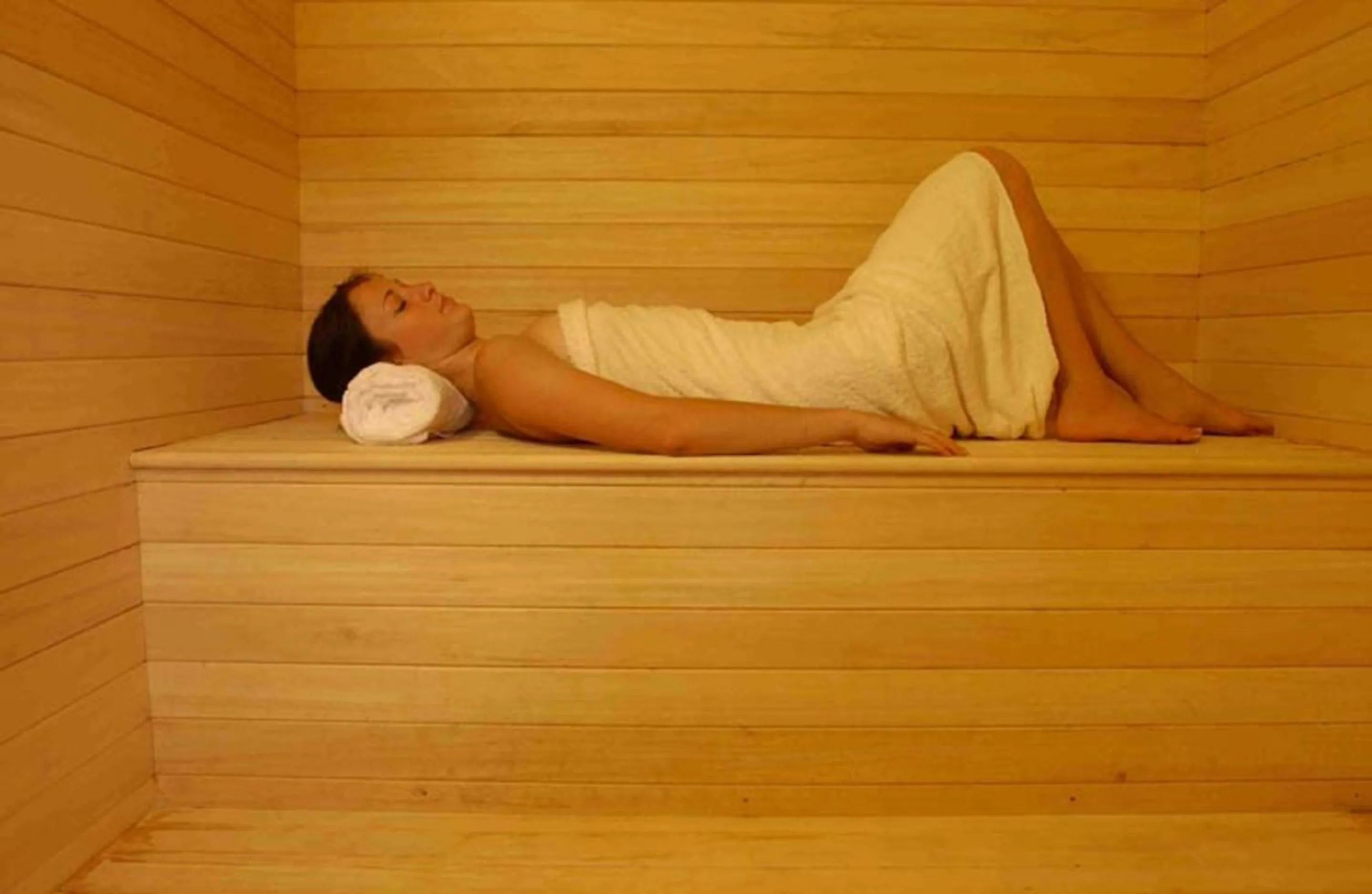 Sauna in The Fernery Lodge & Spa
