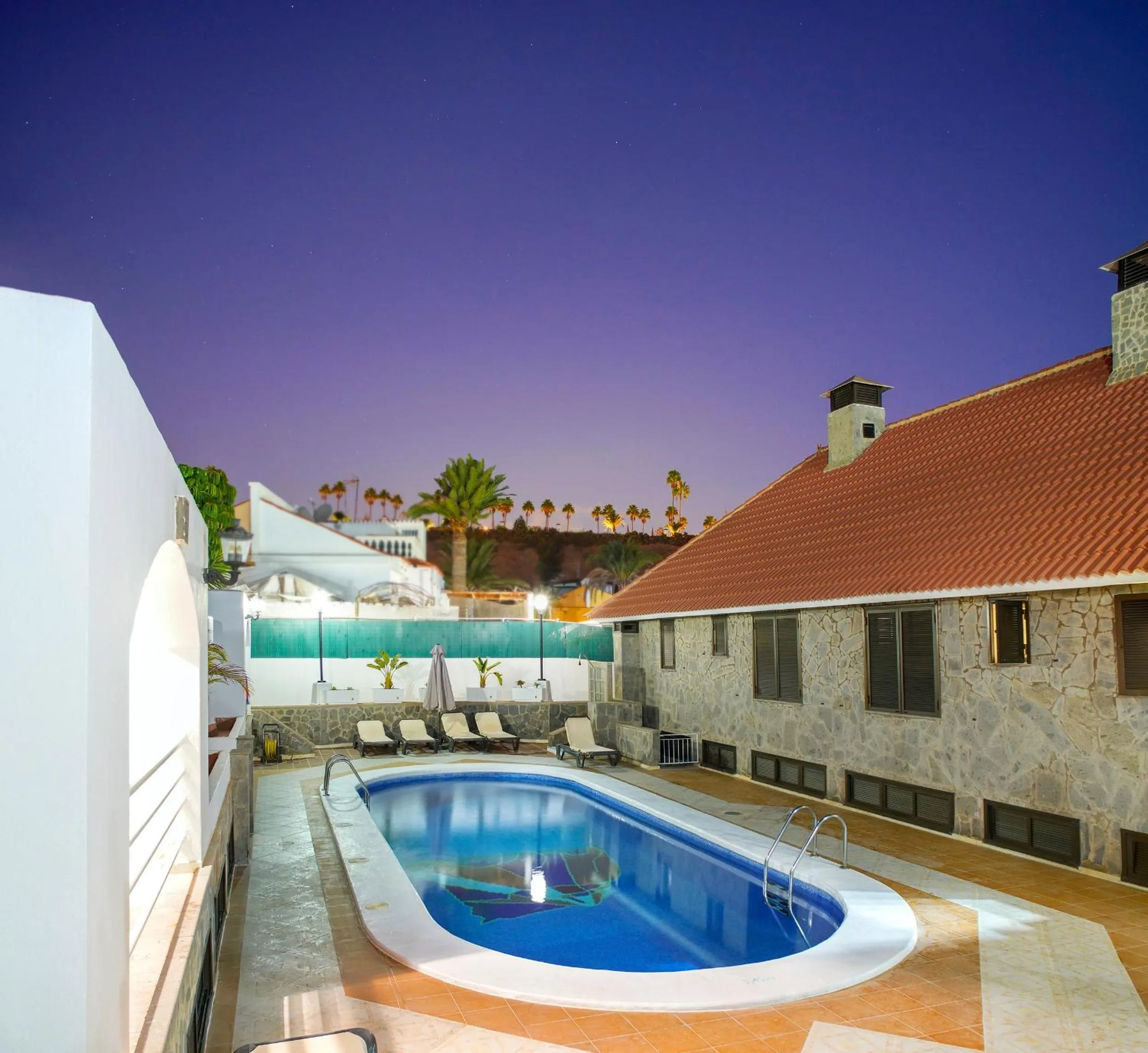 Pool view in Villas Las Almenas
