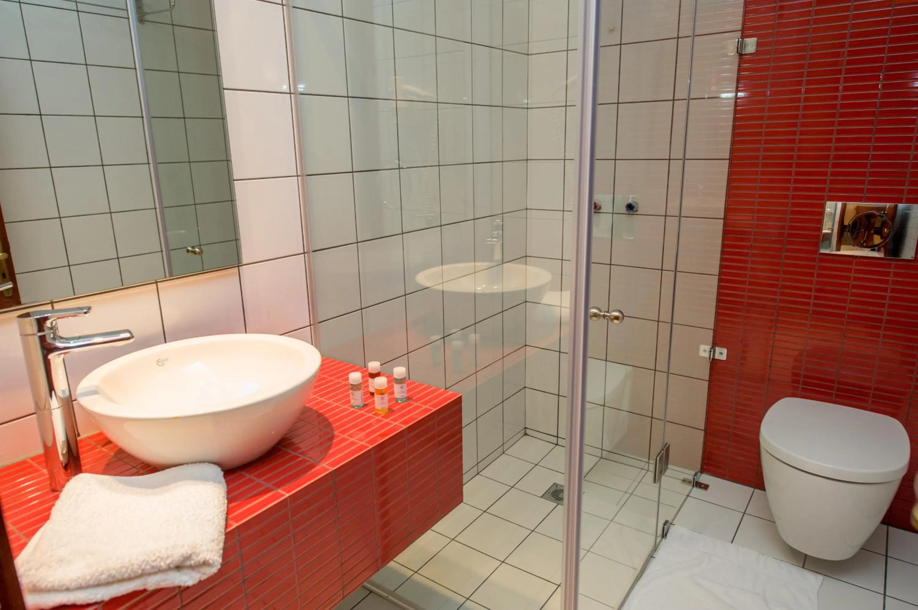 Shower in Alkyon Hotel