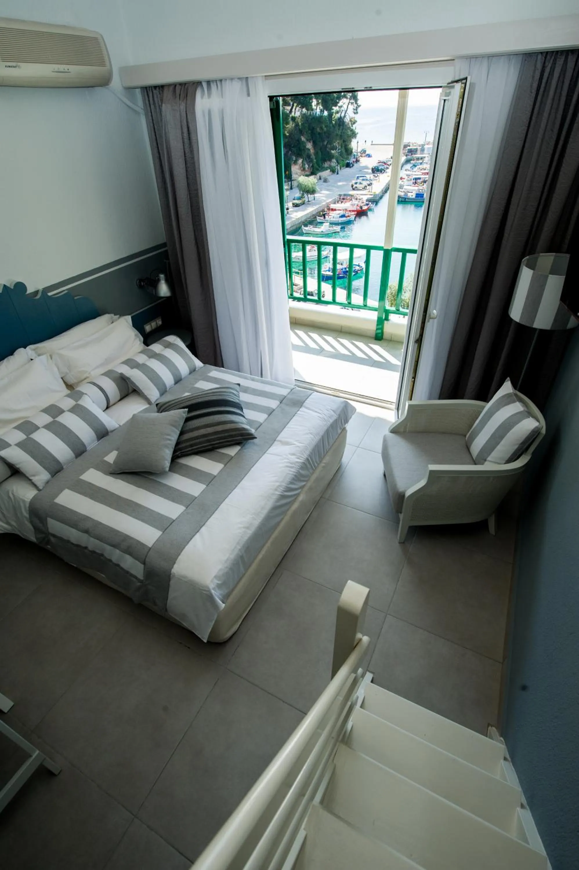 Bed in Alkyon Hotel