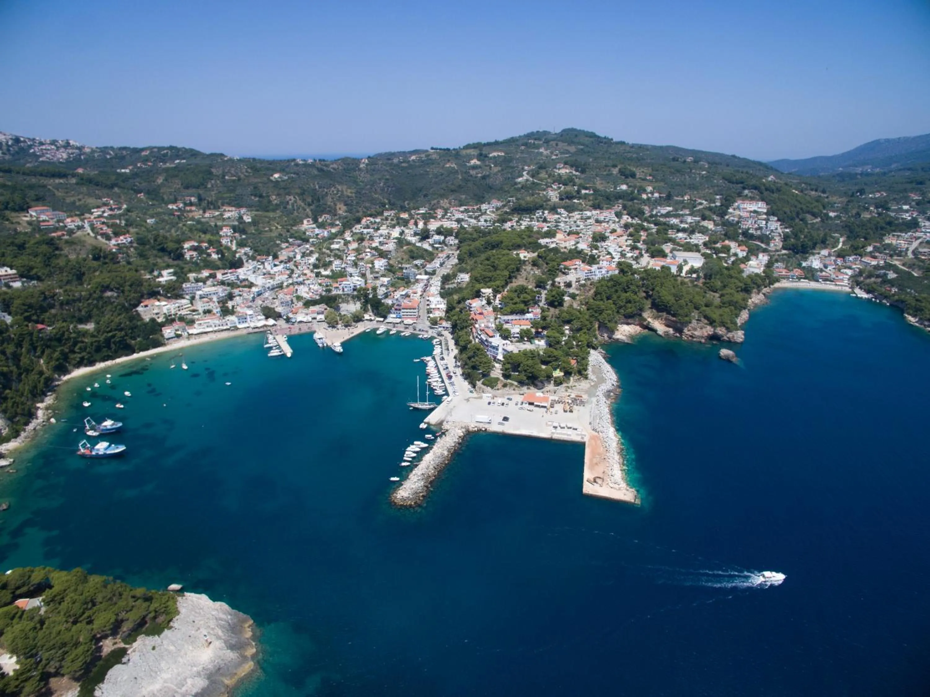 Bird's eye view in Alkyon Hotel