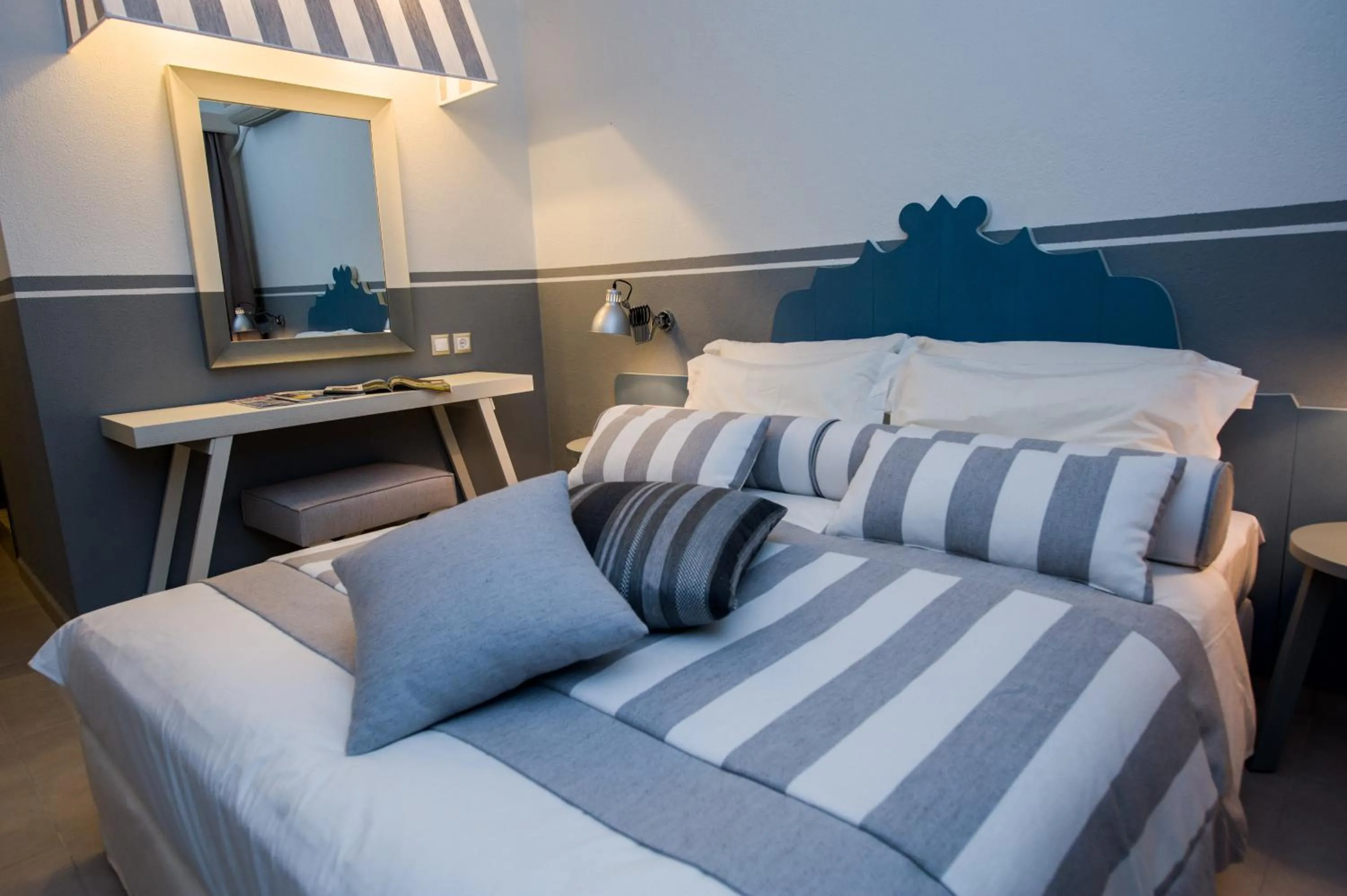 Bed in Alkyon Hotel