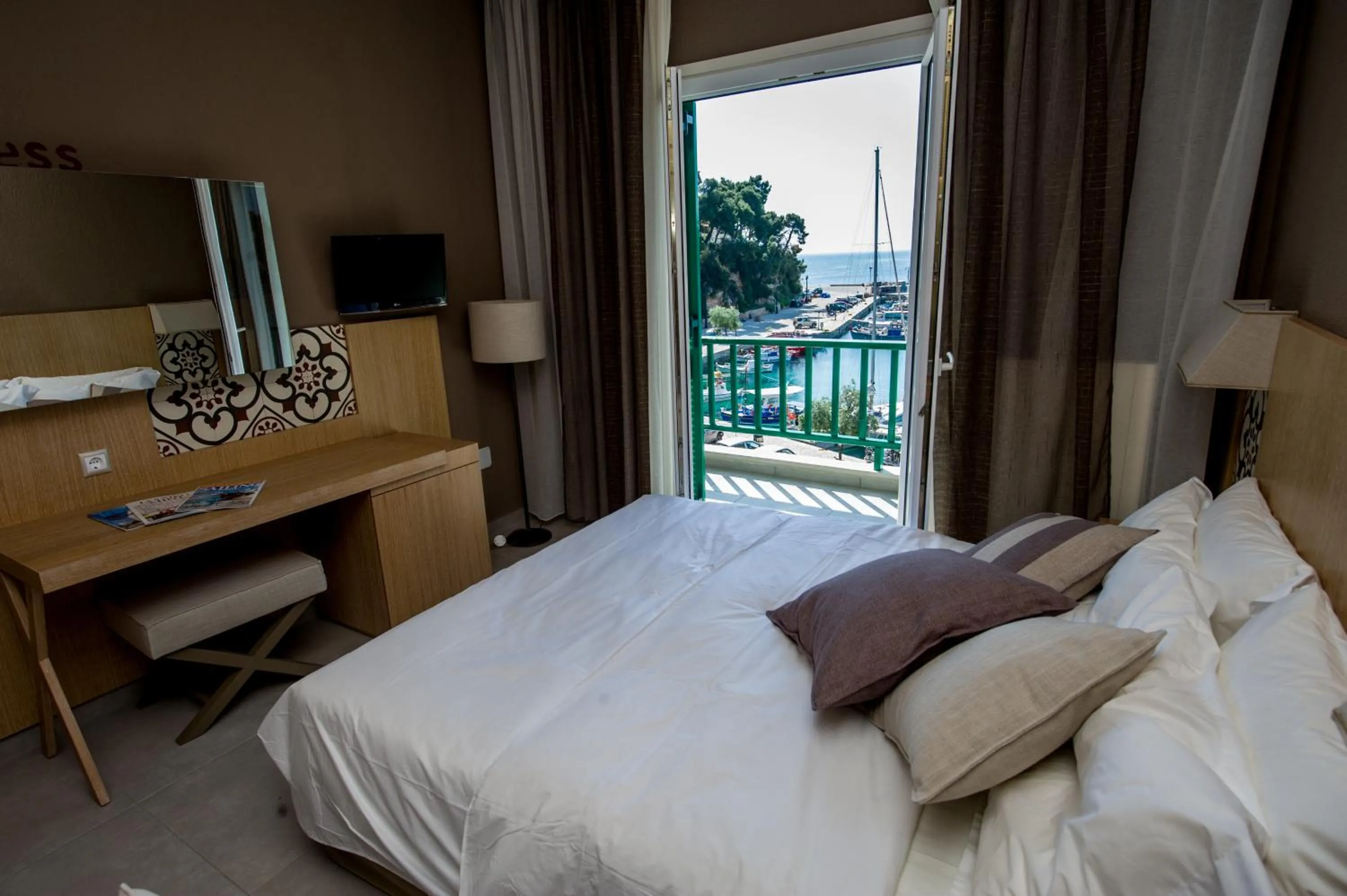 Bed in Alkyon Hotel