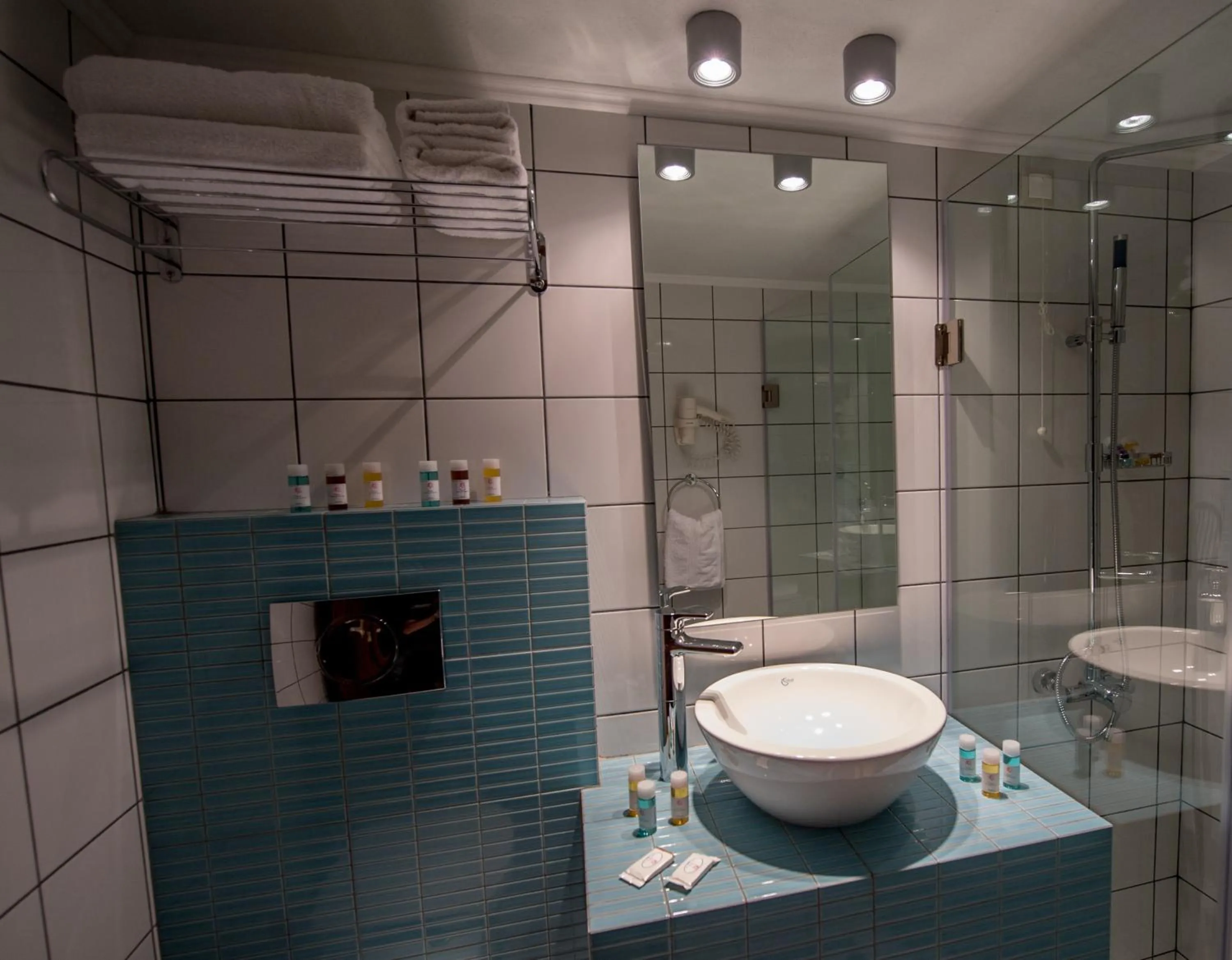Bathroom in Alkyon Hotel