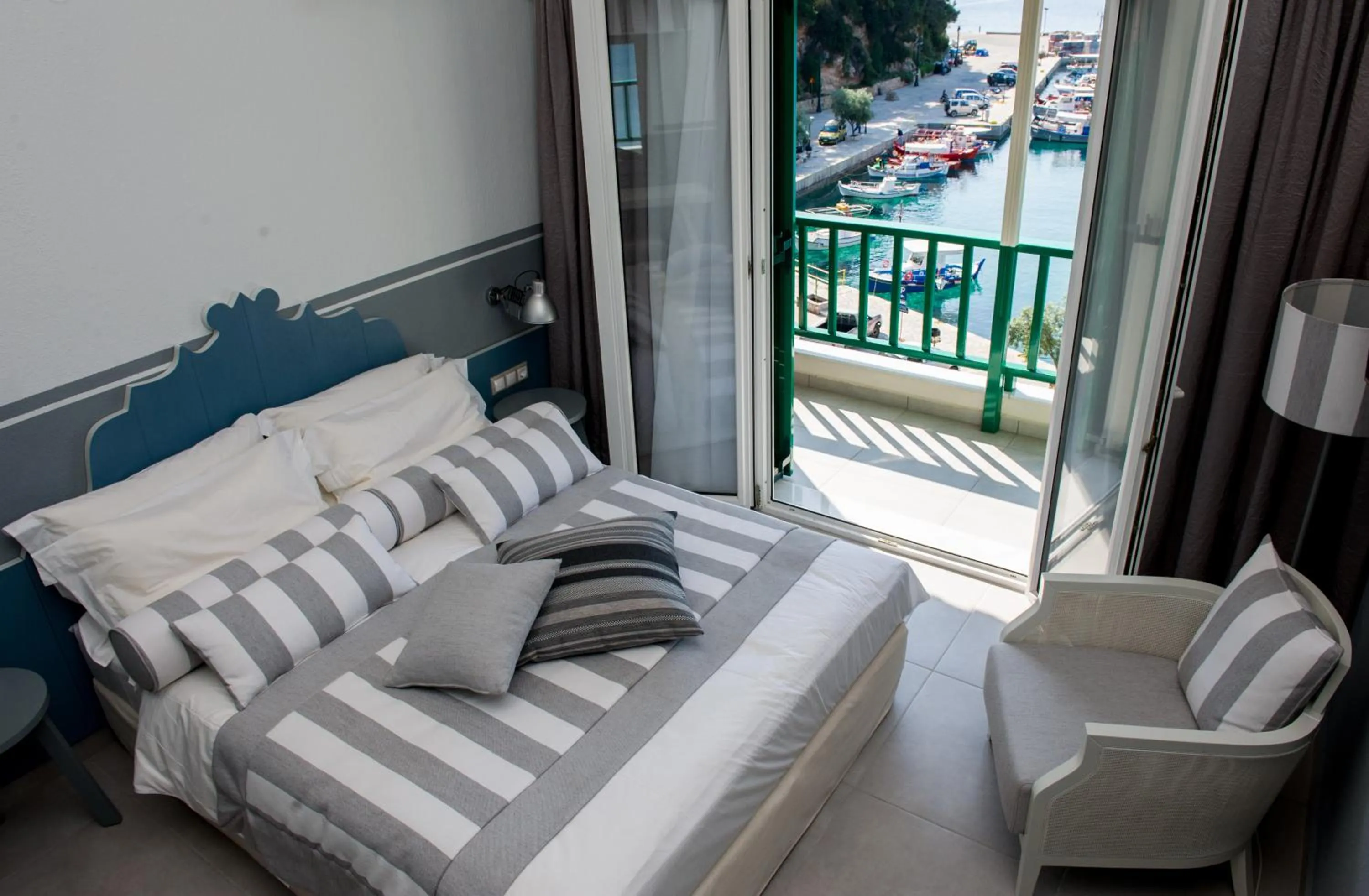 Bed in Alkyon Hotel