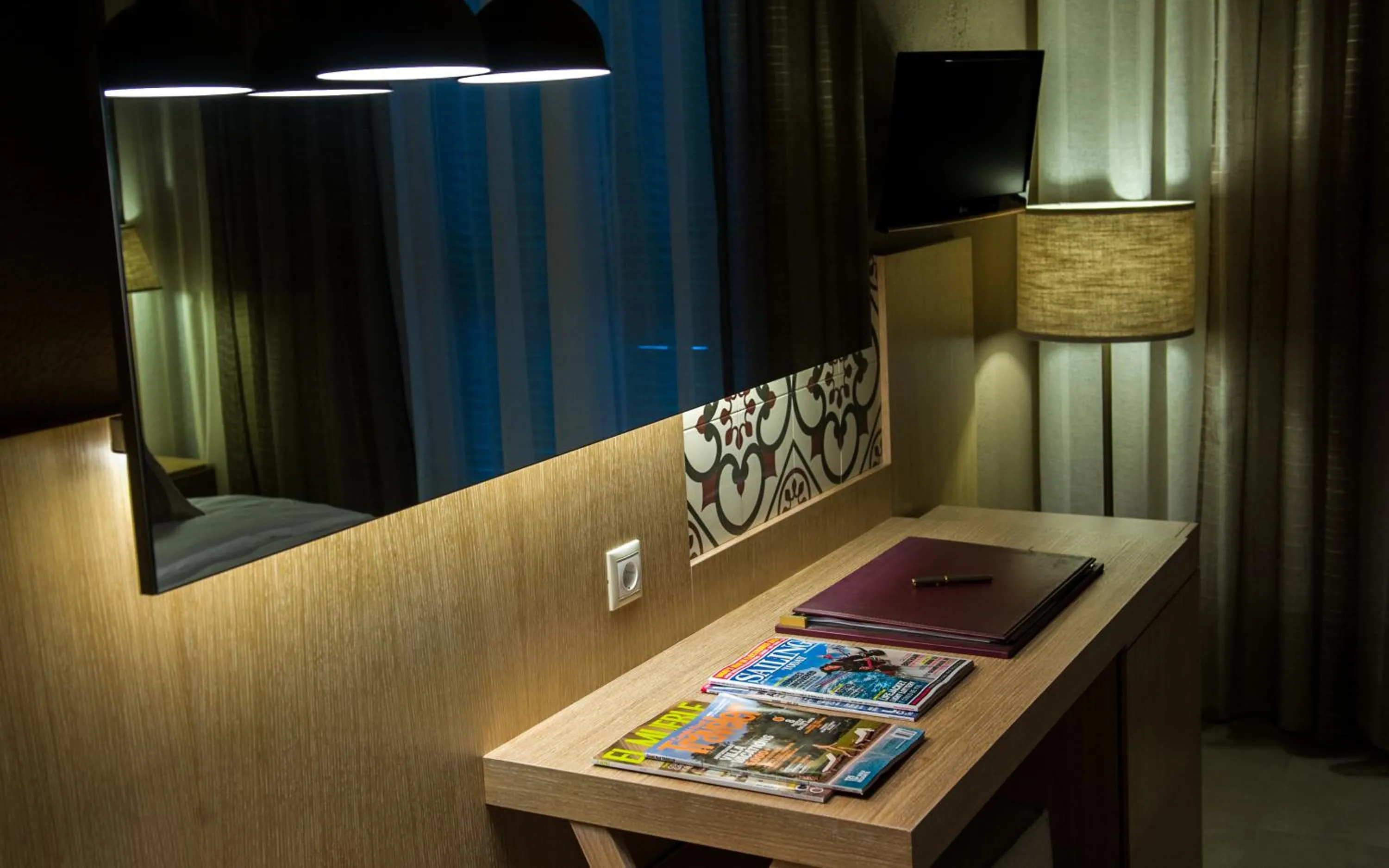 Decorative detail in Alkyon Hotel
