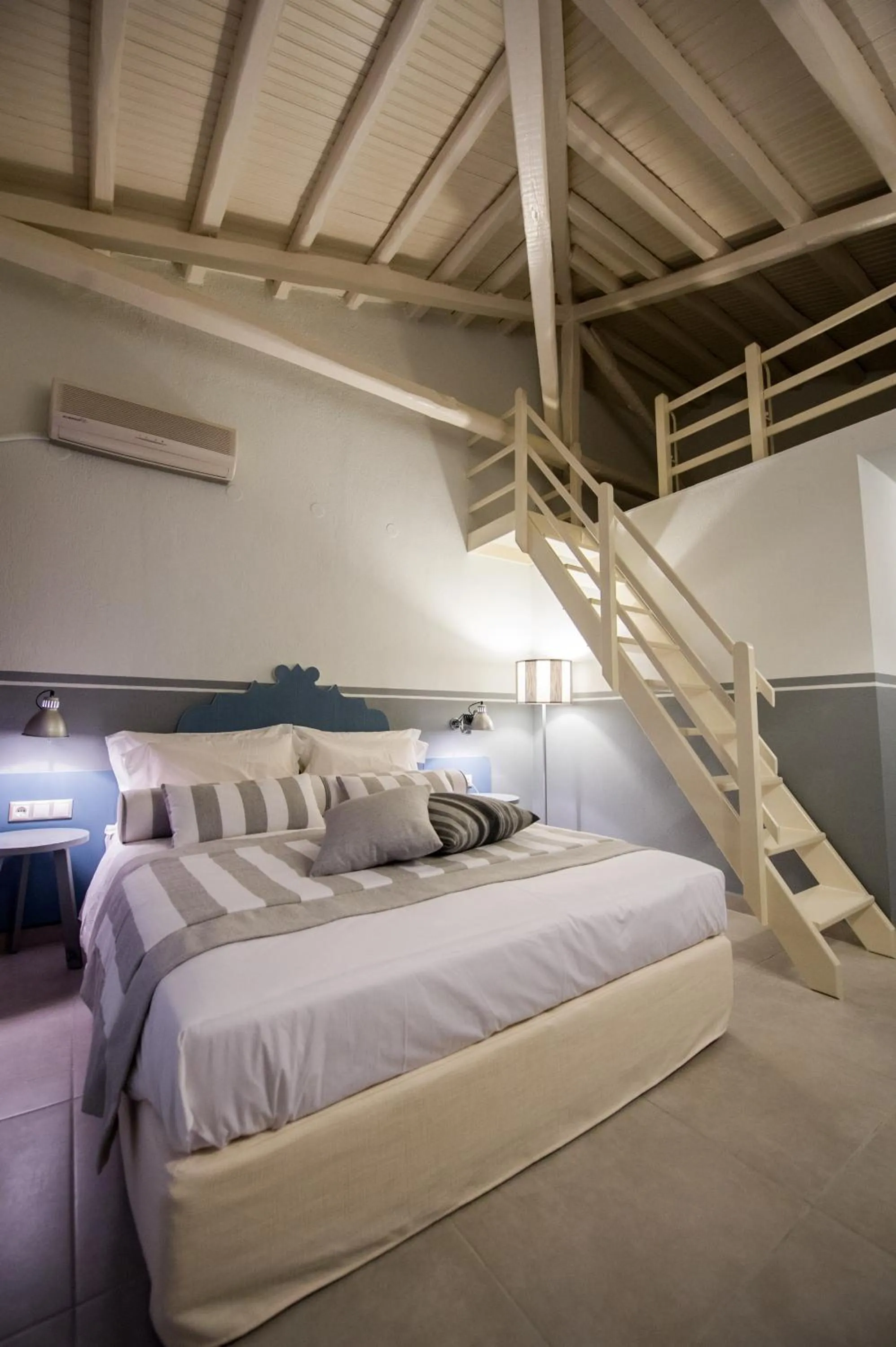 Bed in Alkyon Hotel