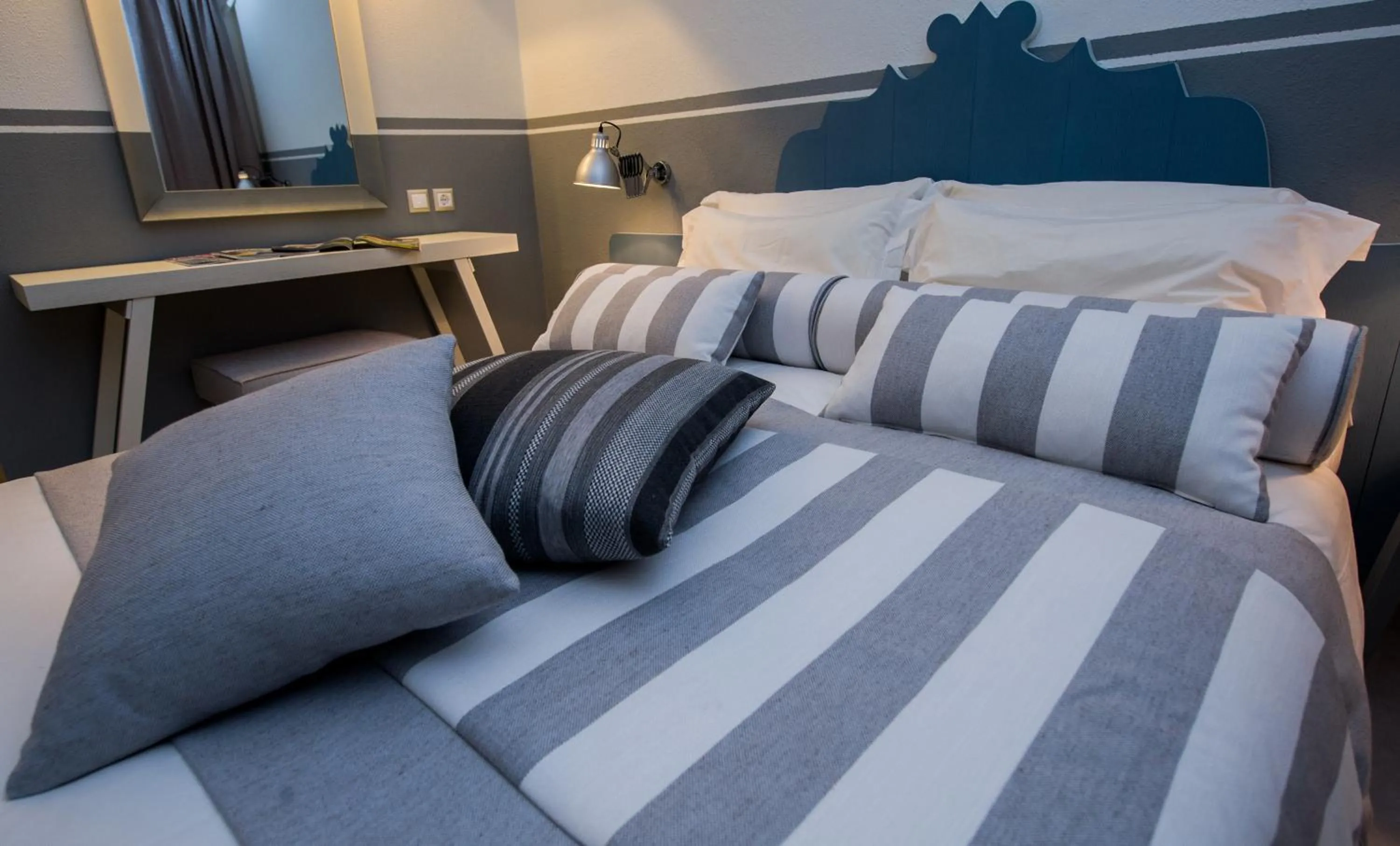 Bed in Alkyon Hotel