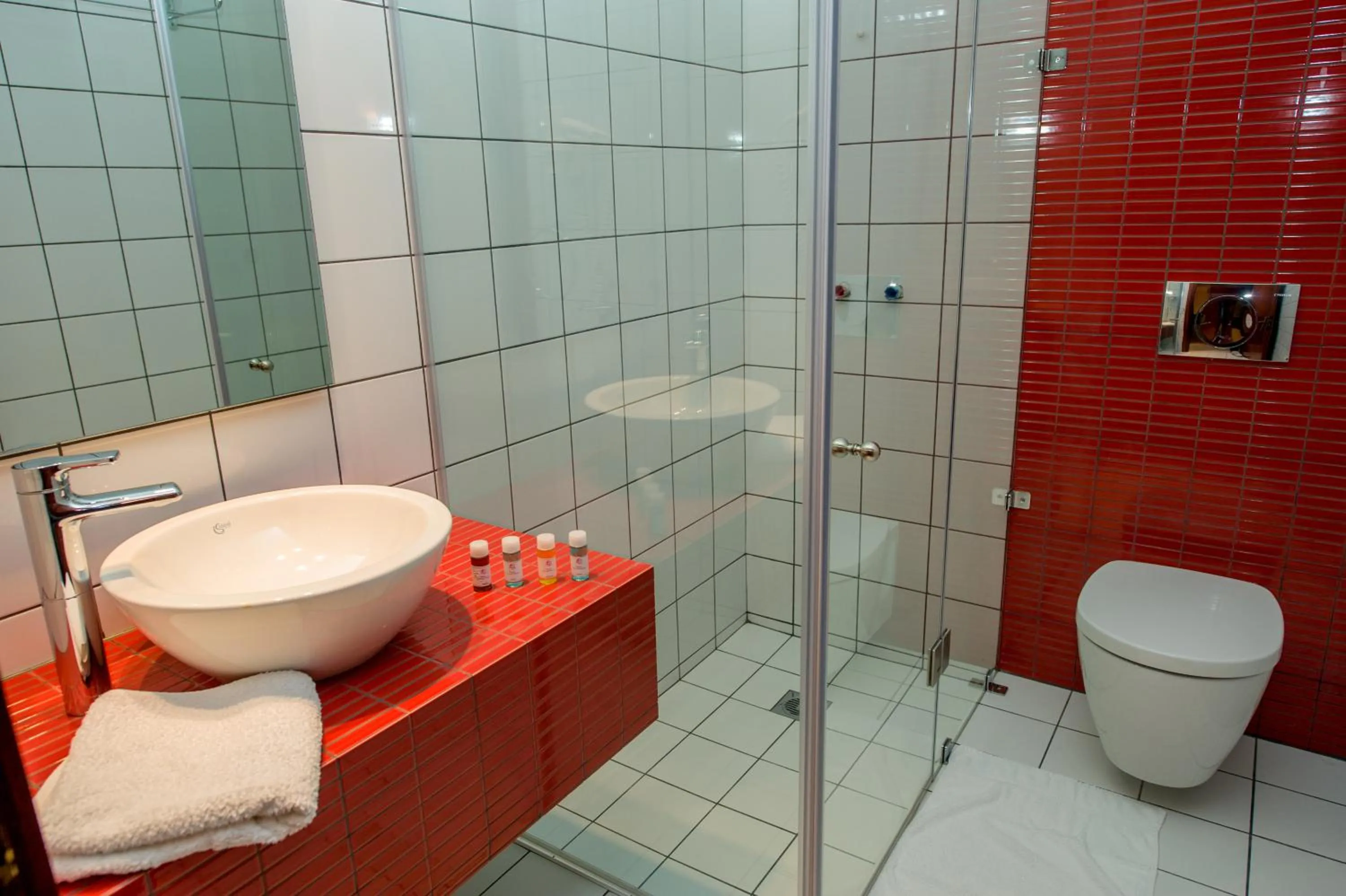 Bathroom in Alkyon Hotel