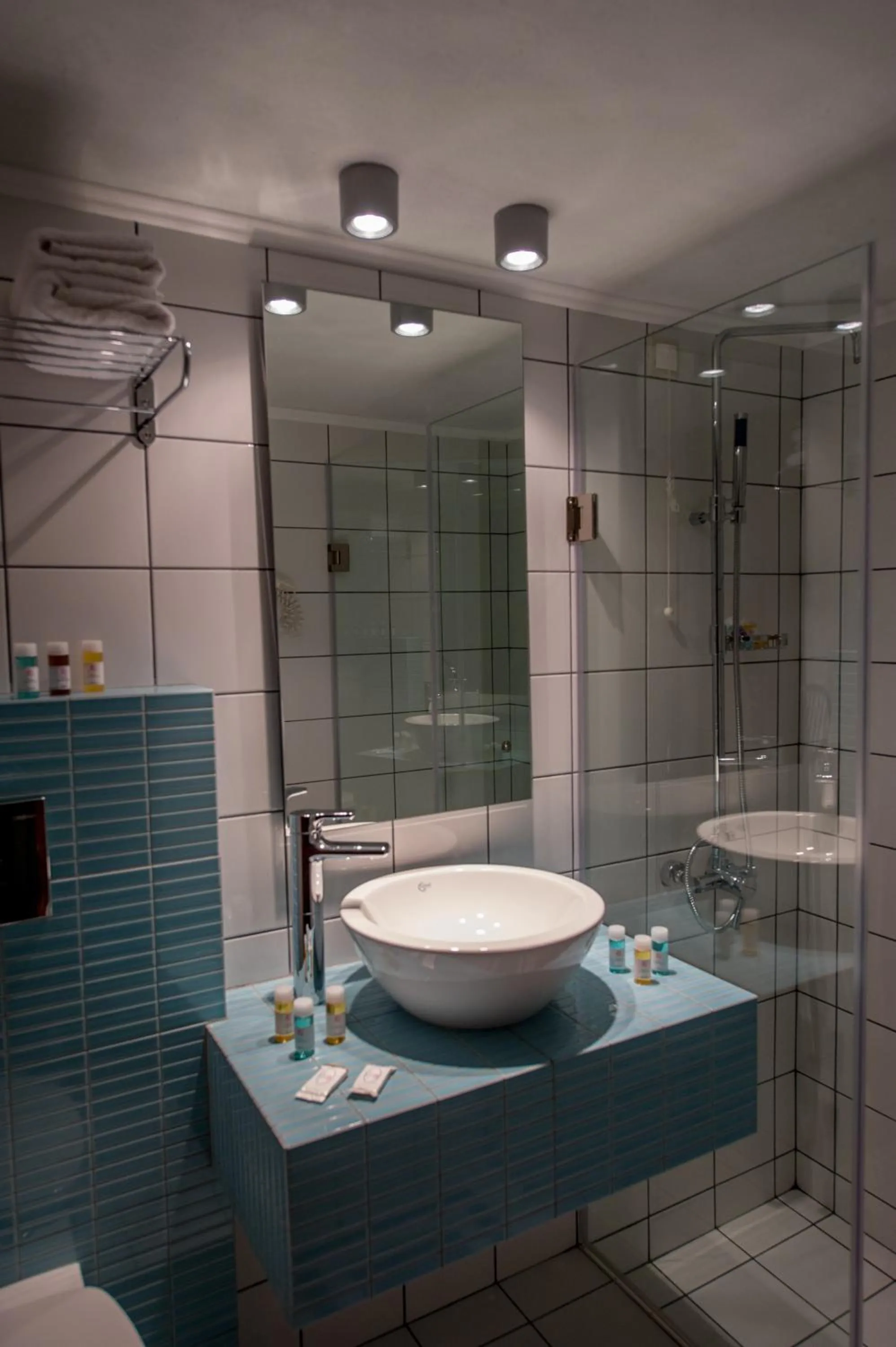 Shower in Alkyon Hotel