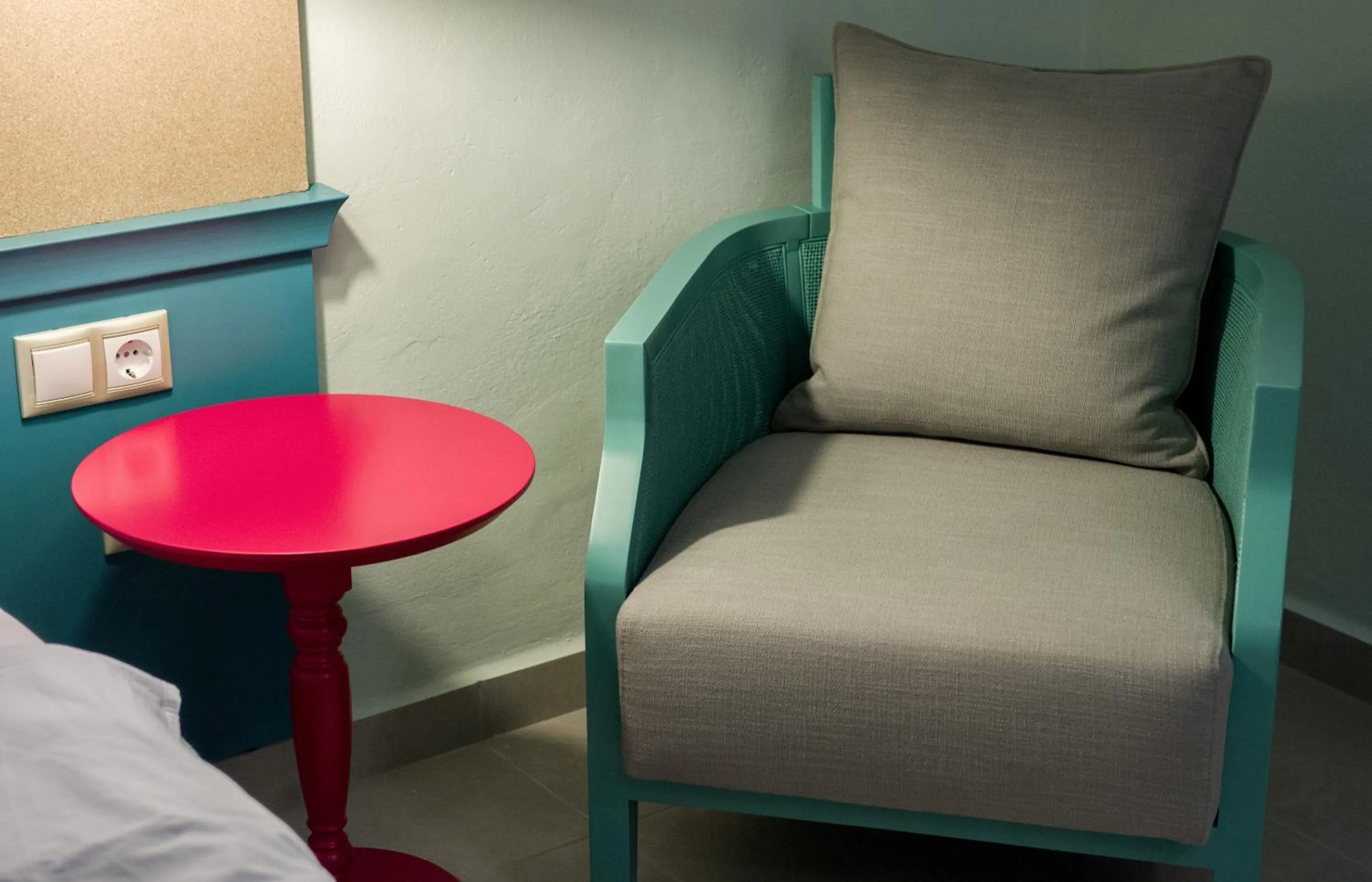 Seating area in Alkyon Hotel