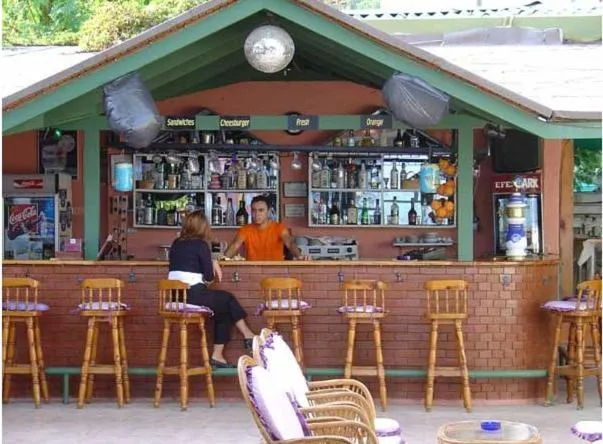 Lounge or bar in Amos Hotel
