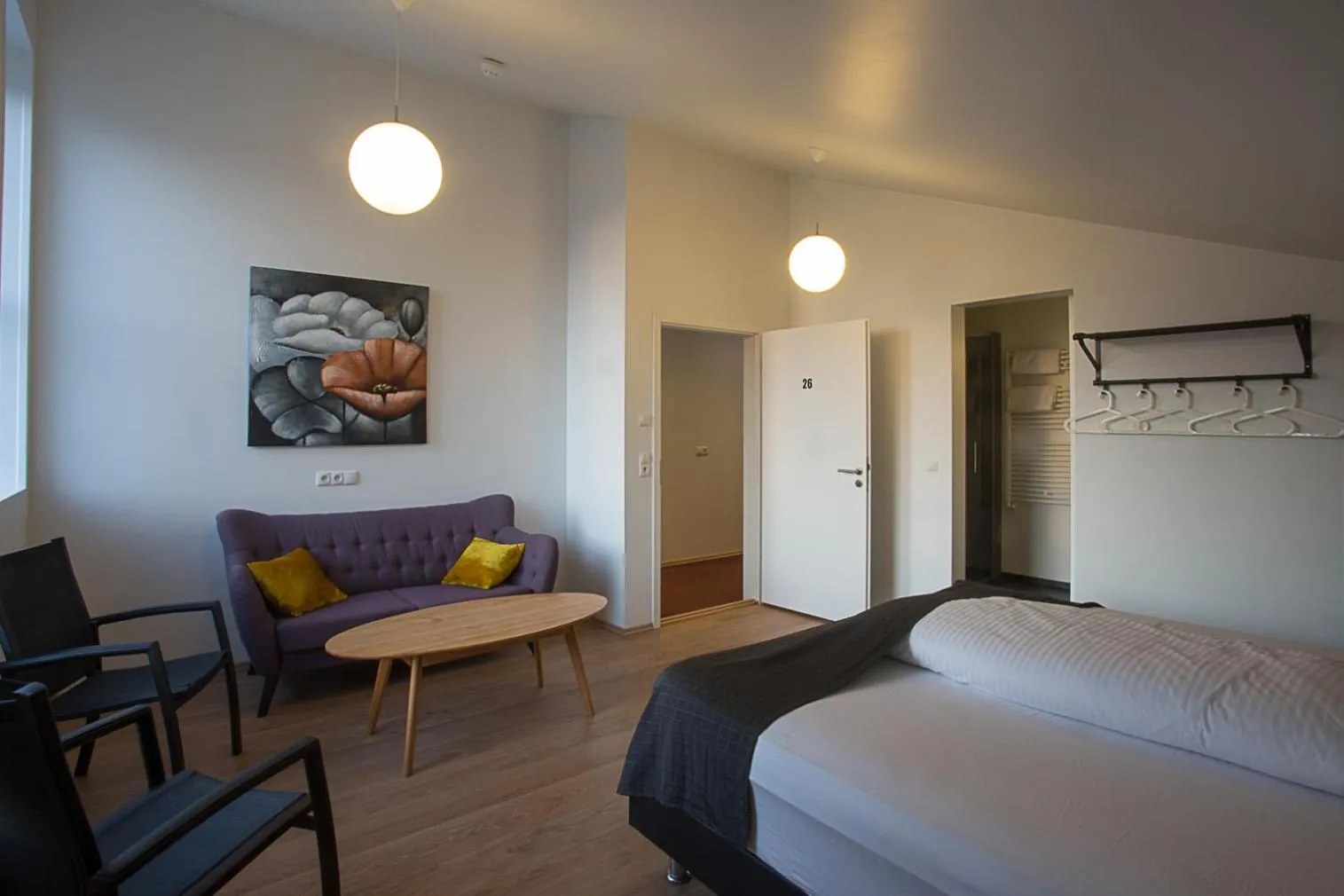 Photo of the whole room, Bed in Vogur Country Lodge