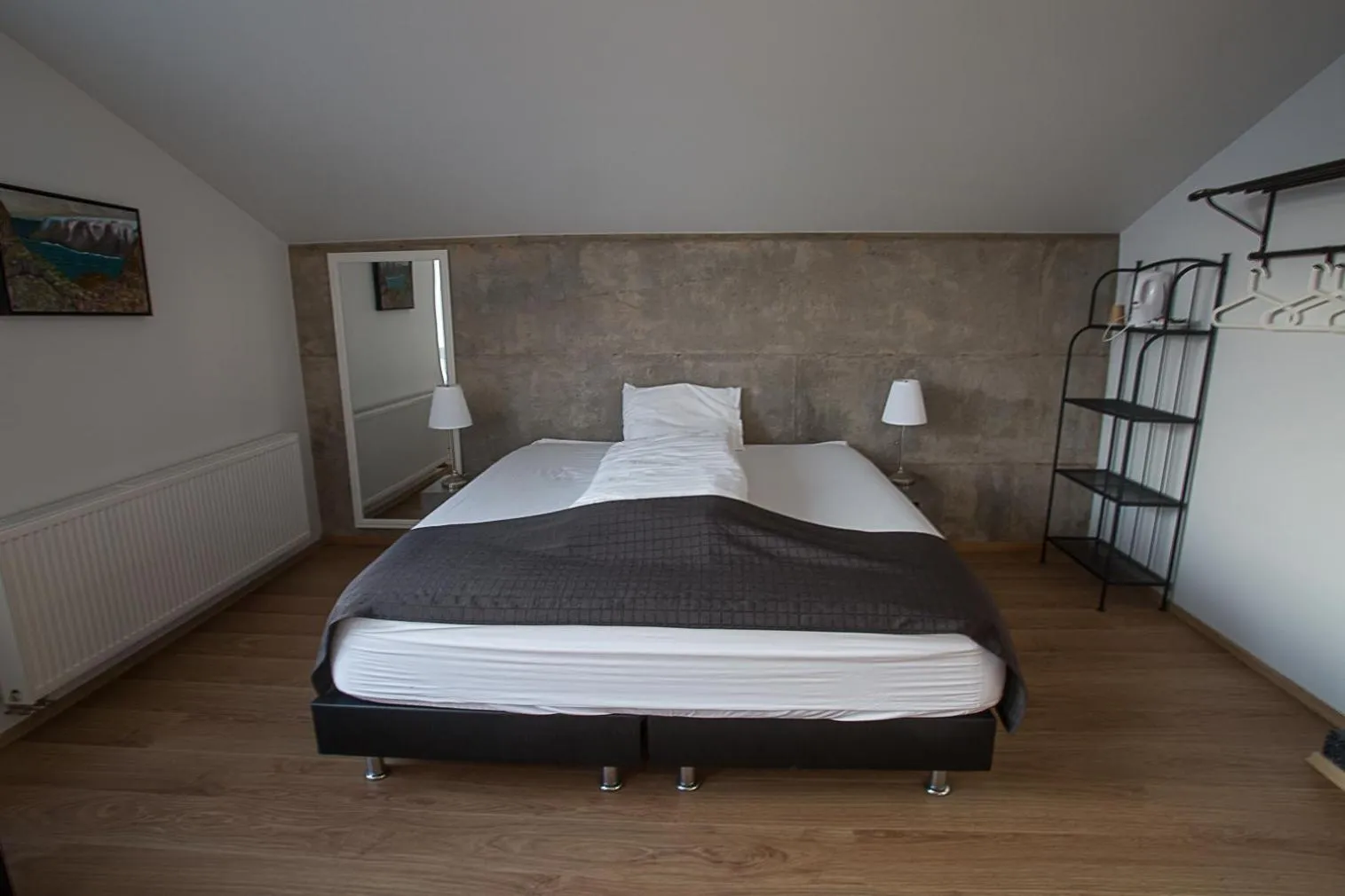 Bed in Vogur Country Lodge