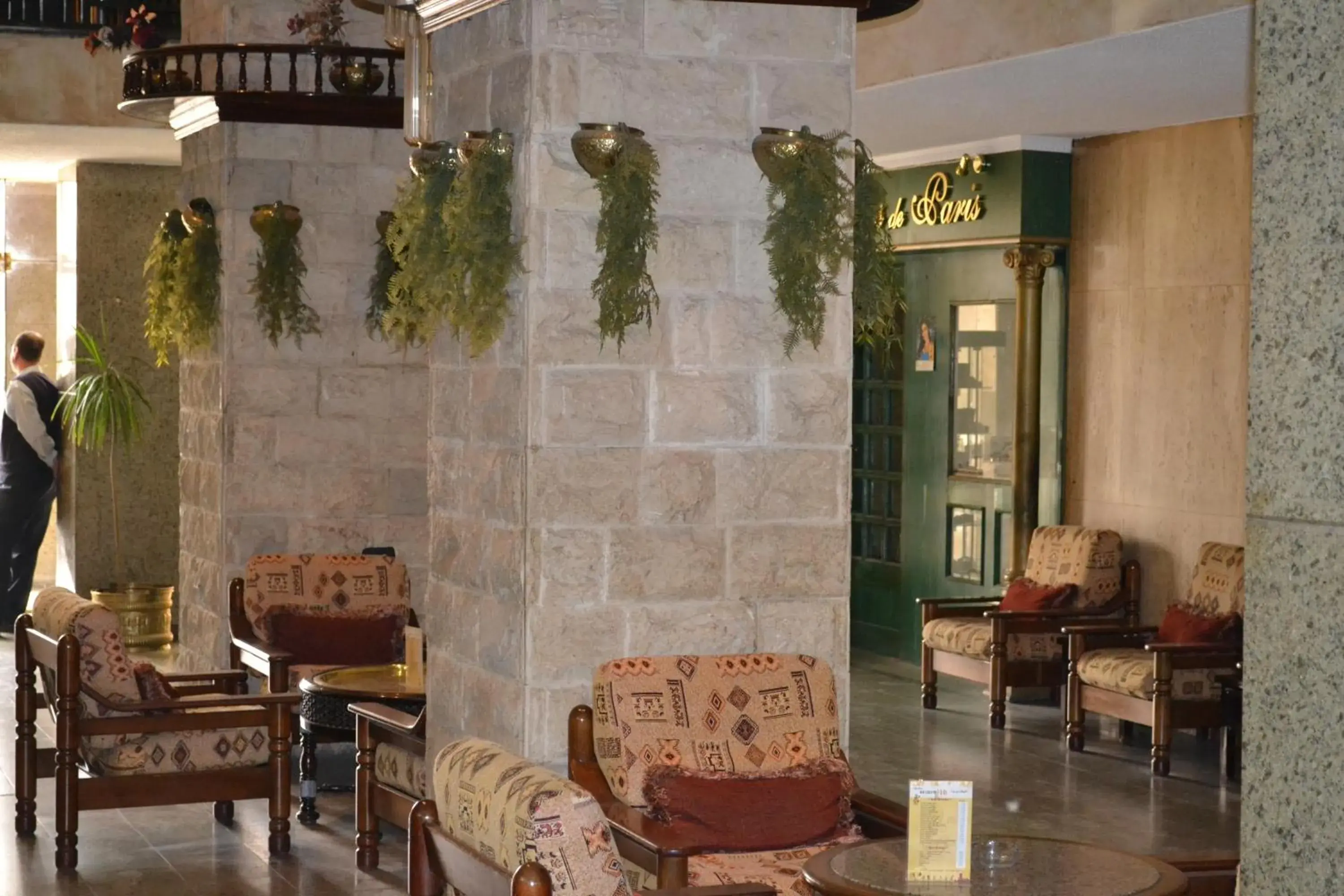 Lobby or reception, Restaurant/Places to Eat in Beirut Hotel Cairo