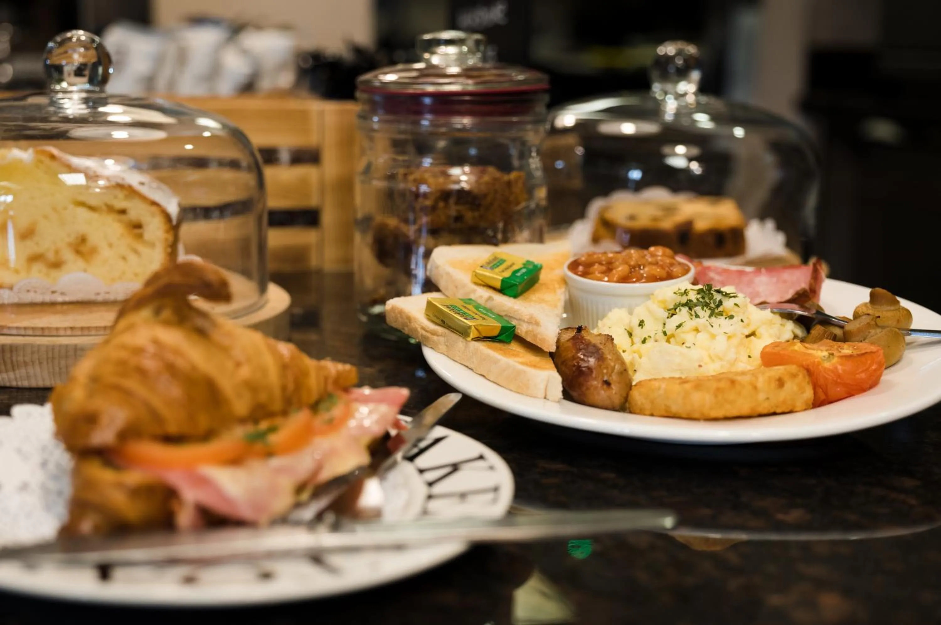 Continental breakfast in The Churchill Court