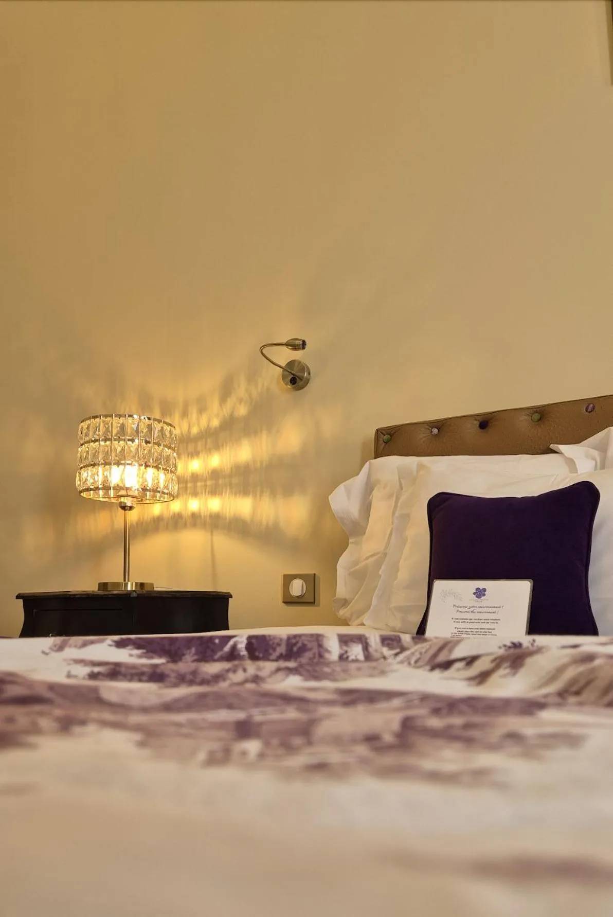 Bed in Le Clos Violette et Le 11 D'Aglaé - Appart' Hôtel de Charme Design de Luxe