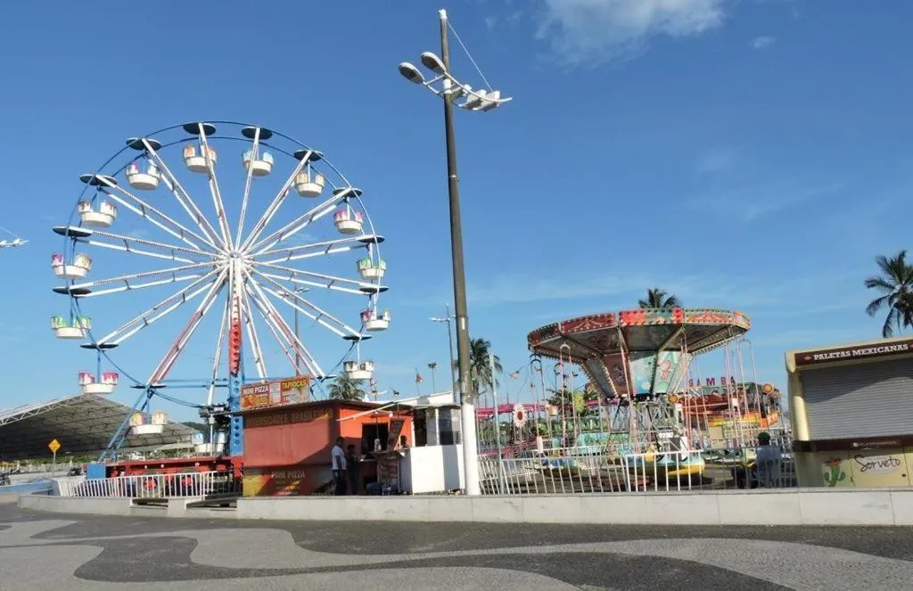 Children play ground in Apto lindo e aconchegante com piscina 202A