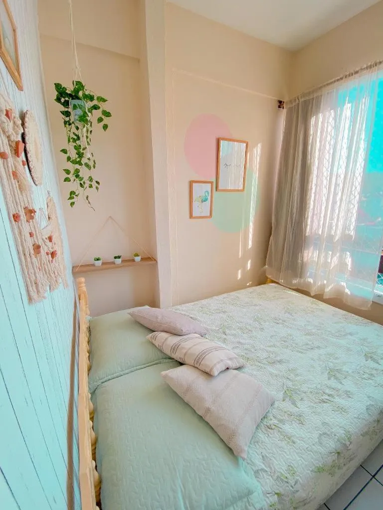 Bed in Apto lindo e aconchegante com piscina 202A