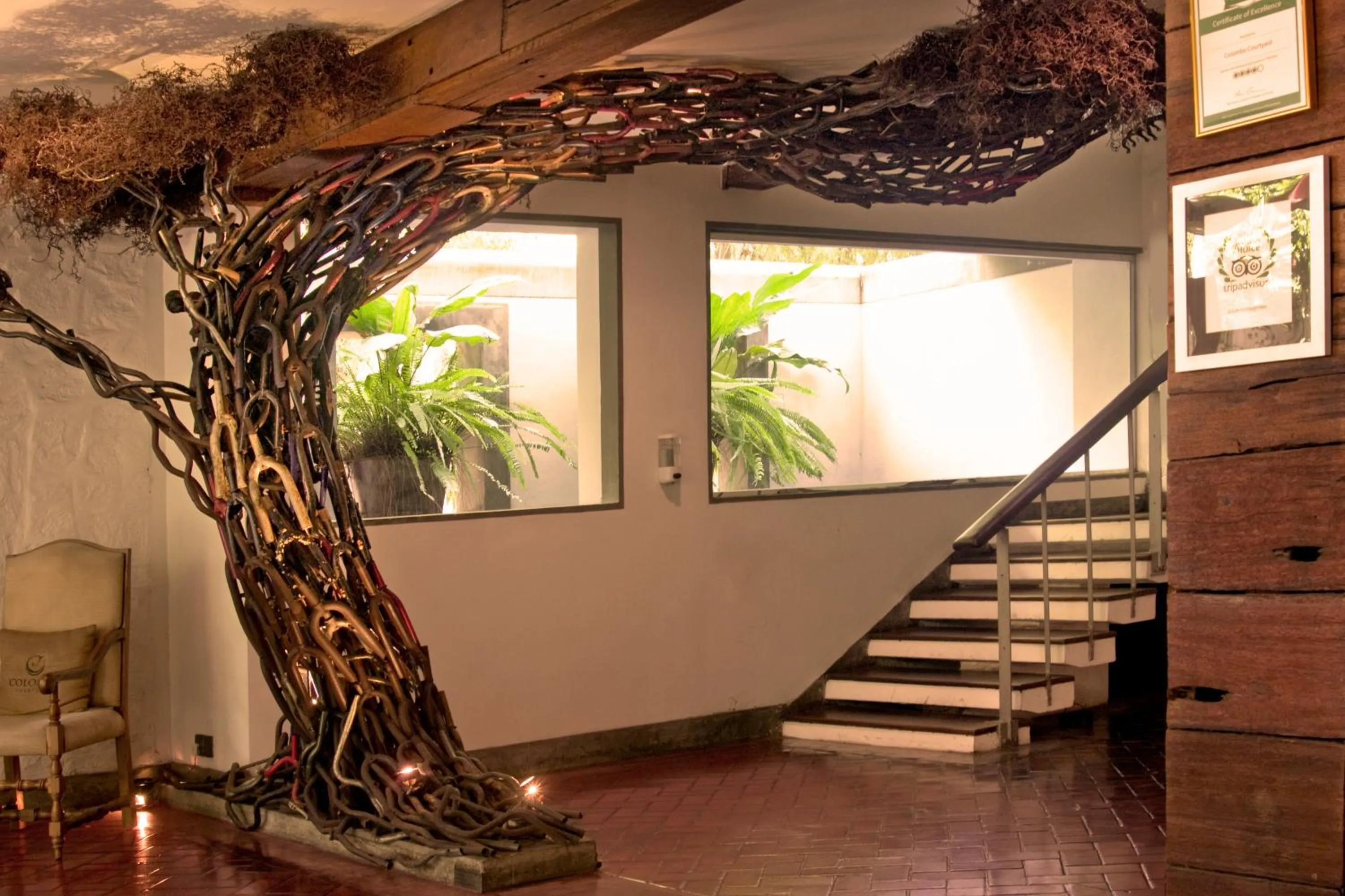 Decorative detail in Colombo Court Hotel & Spa