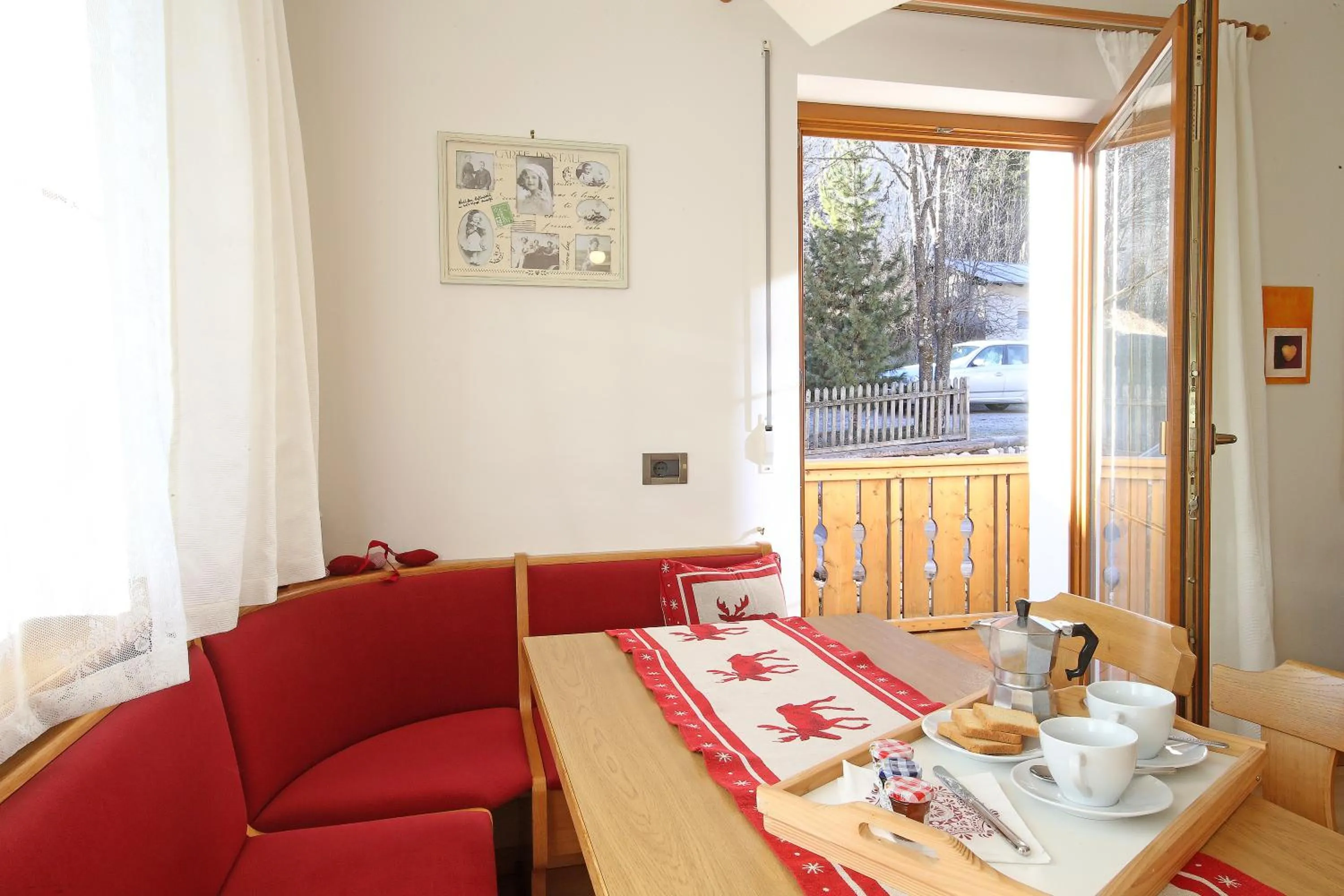 Balcony/Terrace in Ciasa Rudiferia Appartamenti in Alta Badia