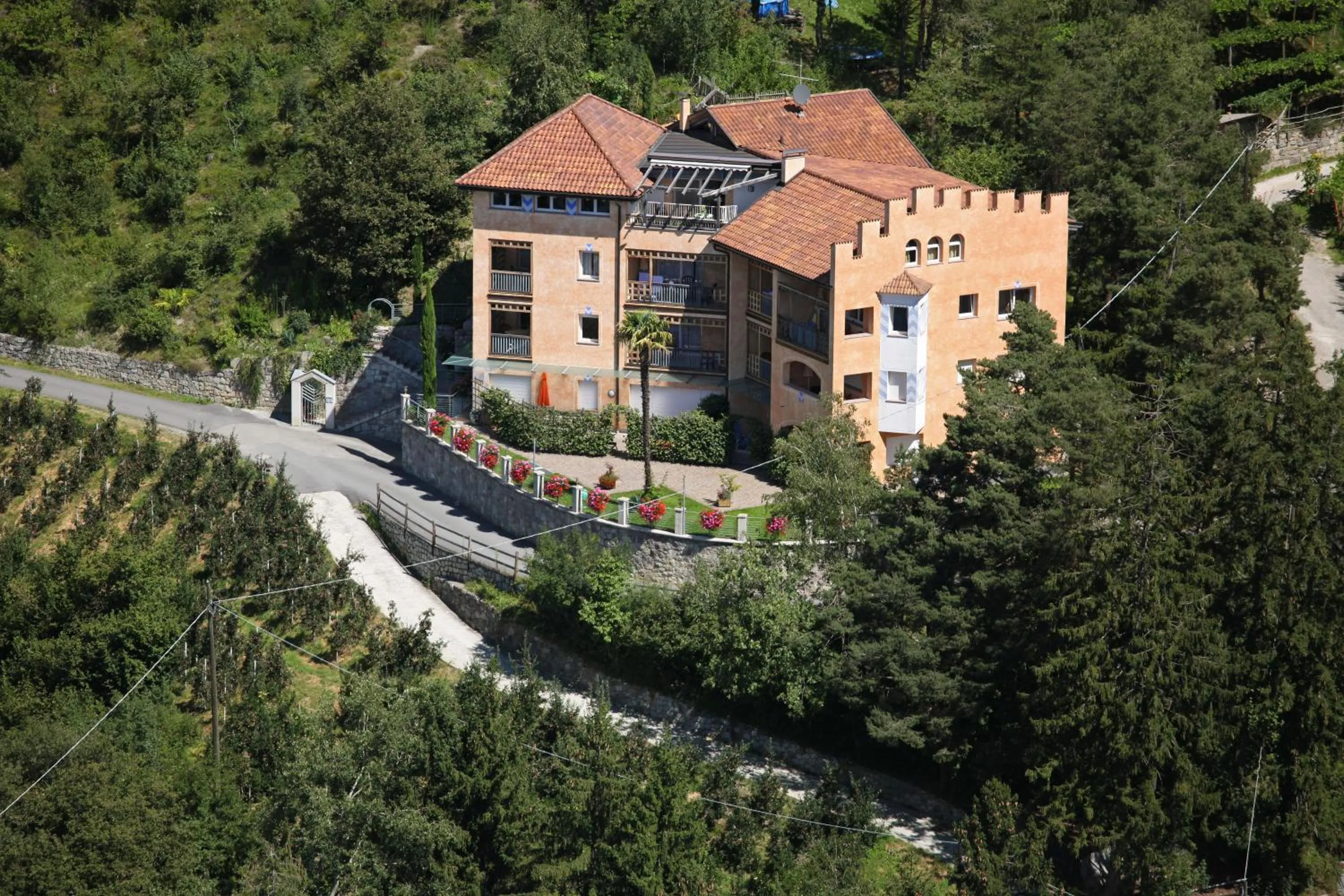 Bird's eye view in Appartementhaus Am Waalweg
