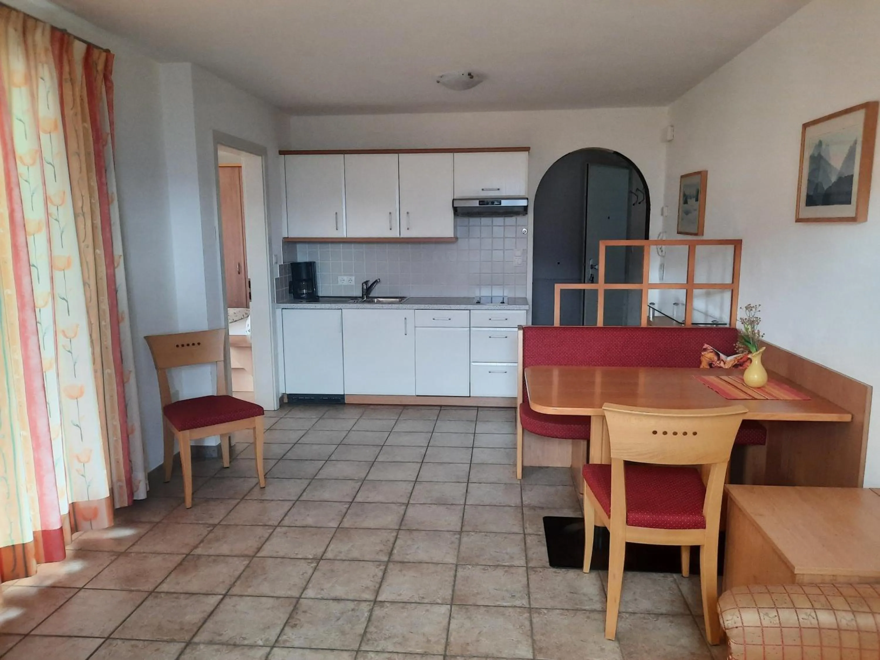 Kitchen or kitchenette in Appartementhaus Am Waalweg