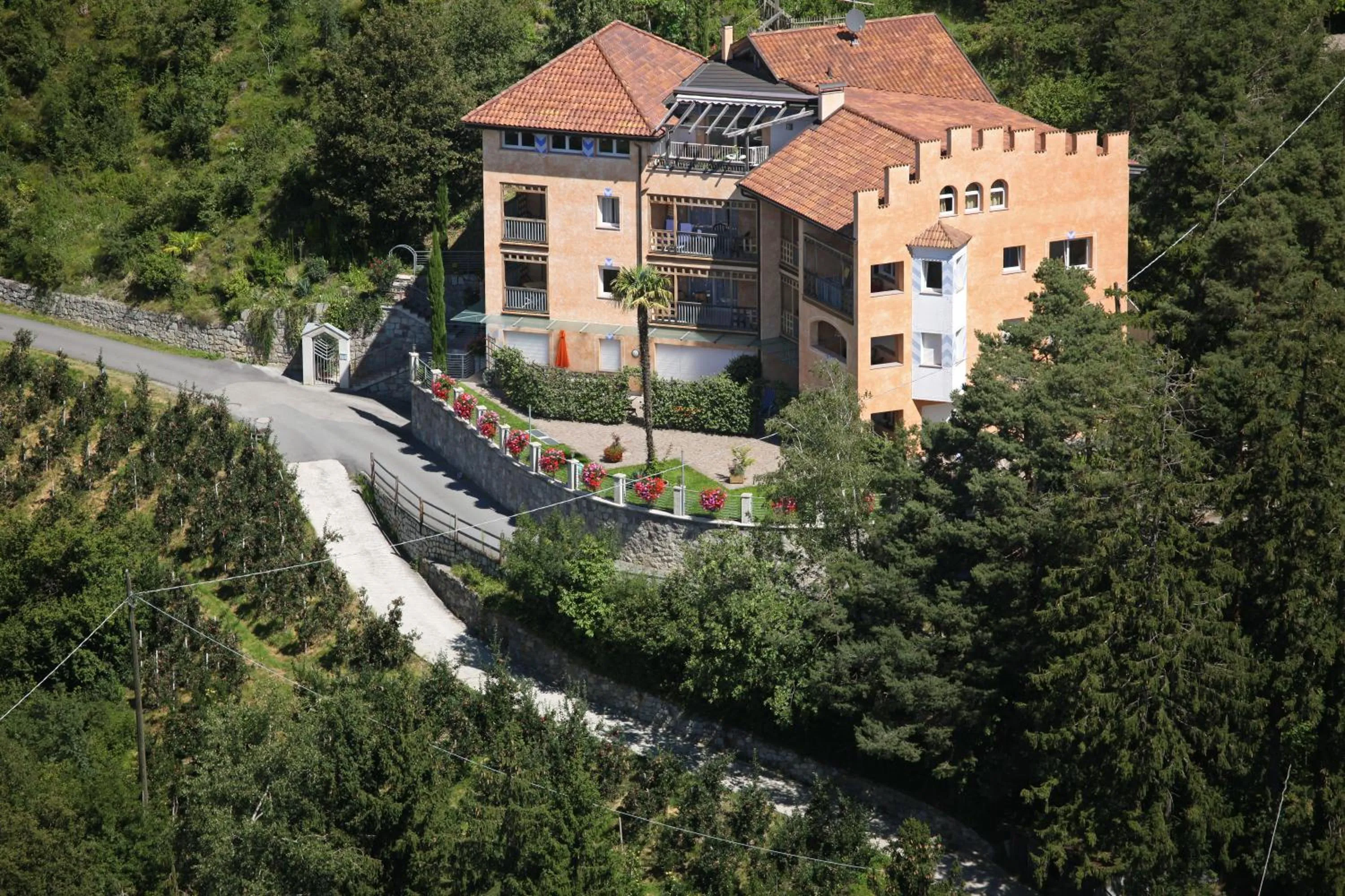 Bird's eye view in Appartementhaus Am Waalweg