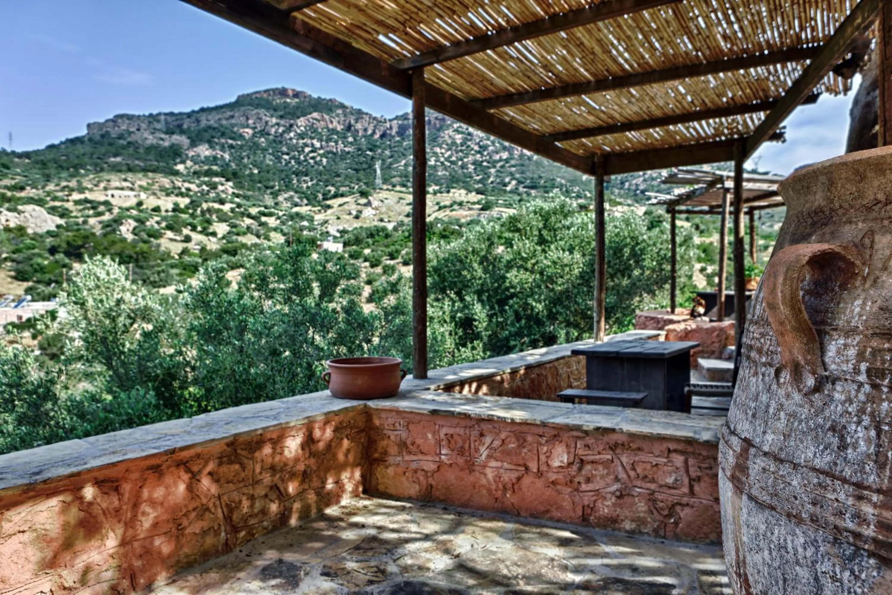 Bird's eye view in Aspros Potamos