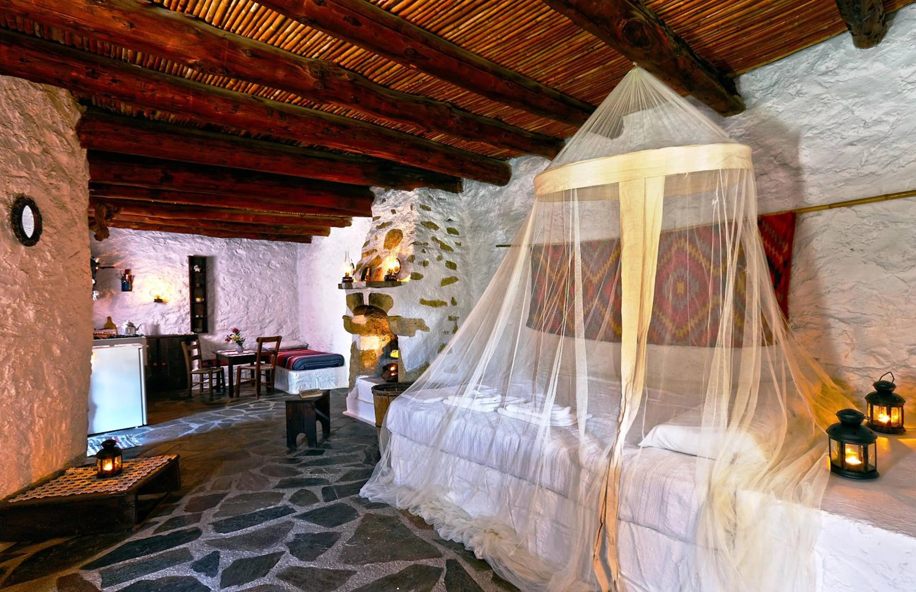 Bedroom, Bed in Aspros Potamos