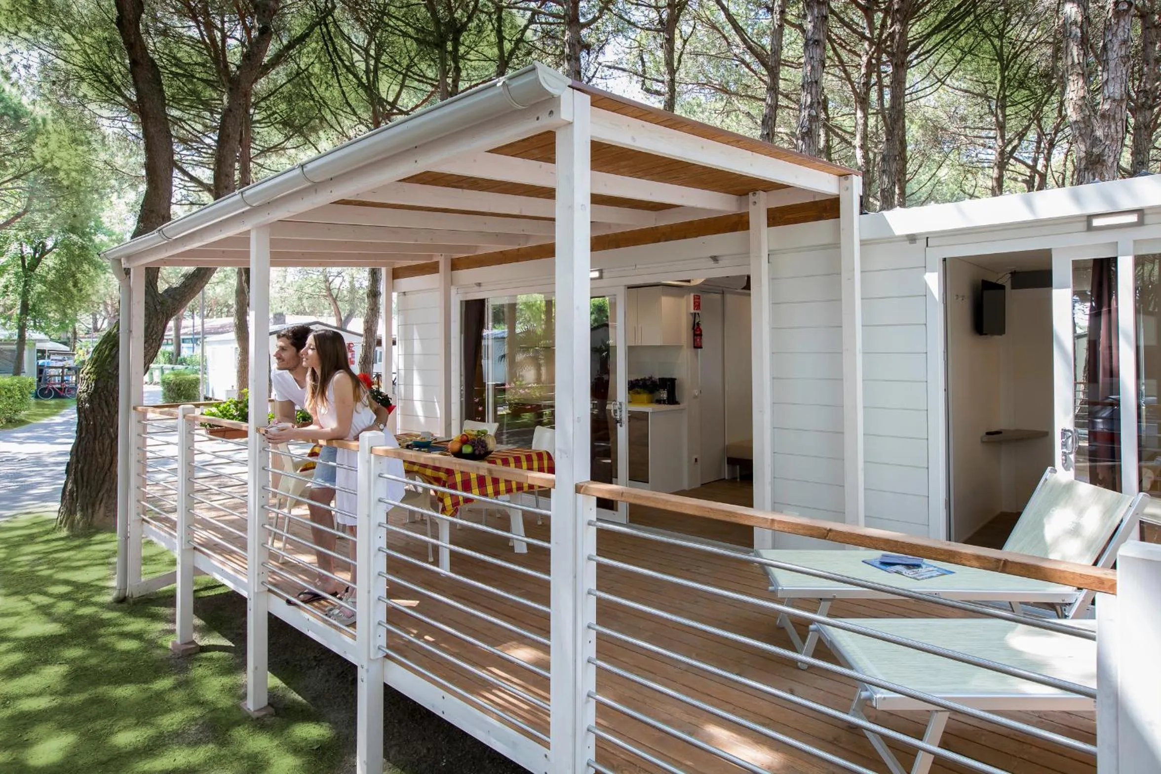 Patio in Vela Blu Camping Village