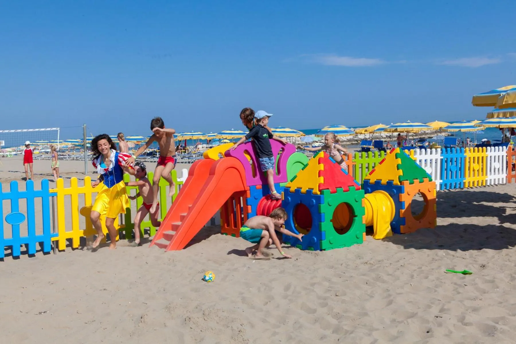 People in Vela Blu Camping Village