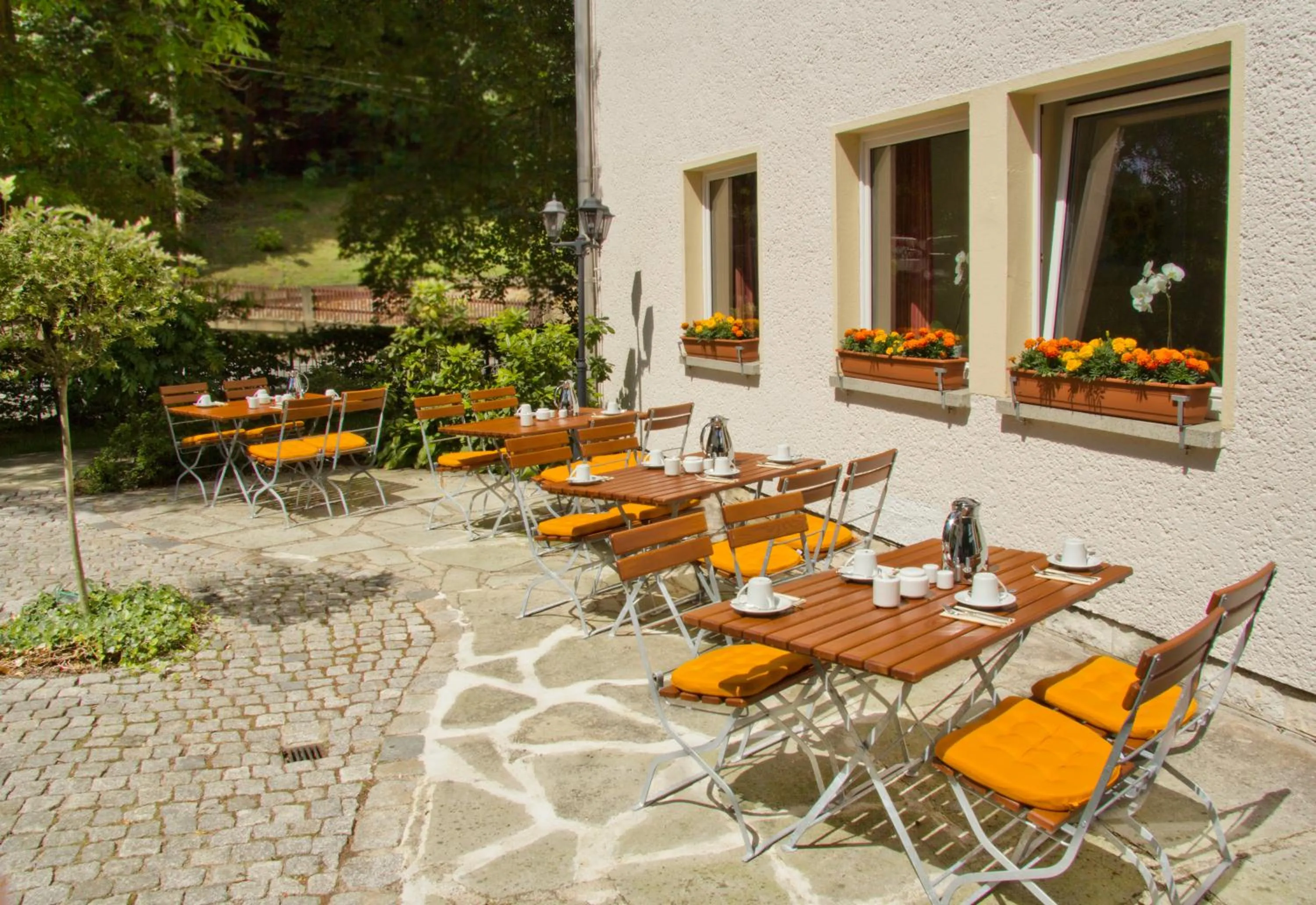 Balcony/Terrace in Hotel garni Grundmühle