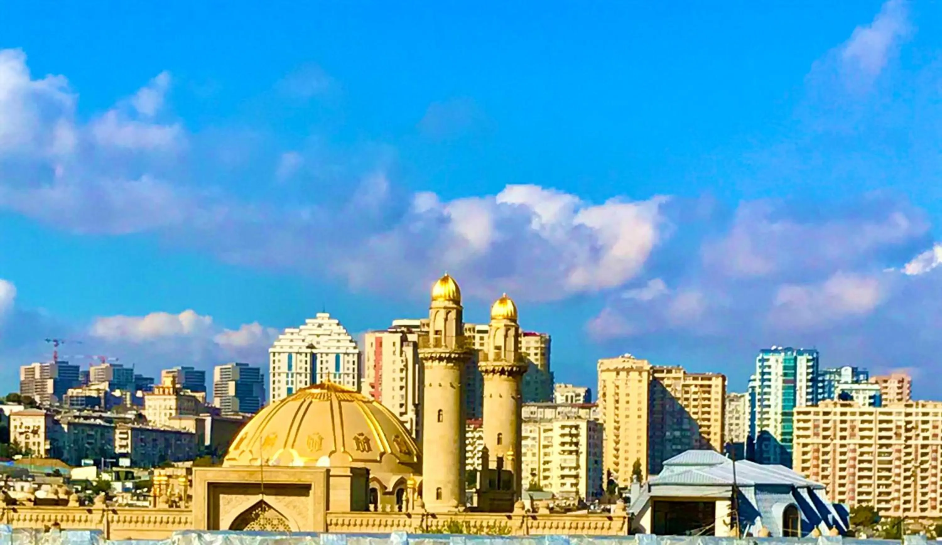 Nearby landmark in Panoramic 2BR Flame Towers View Old City Nizami St