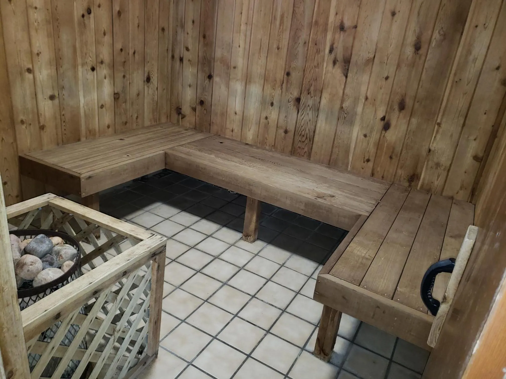 Sauna in Woodside Dells Hotel & Suites