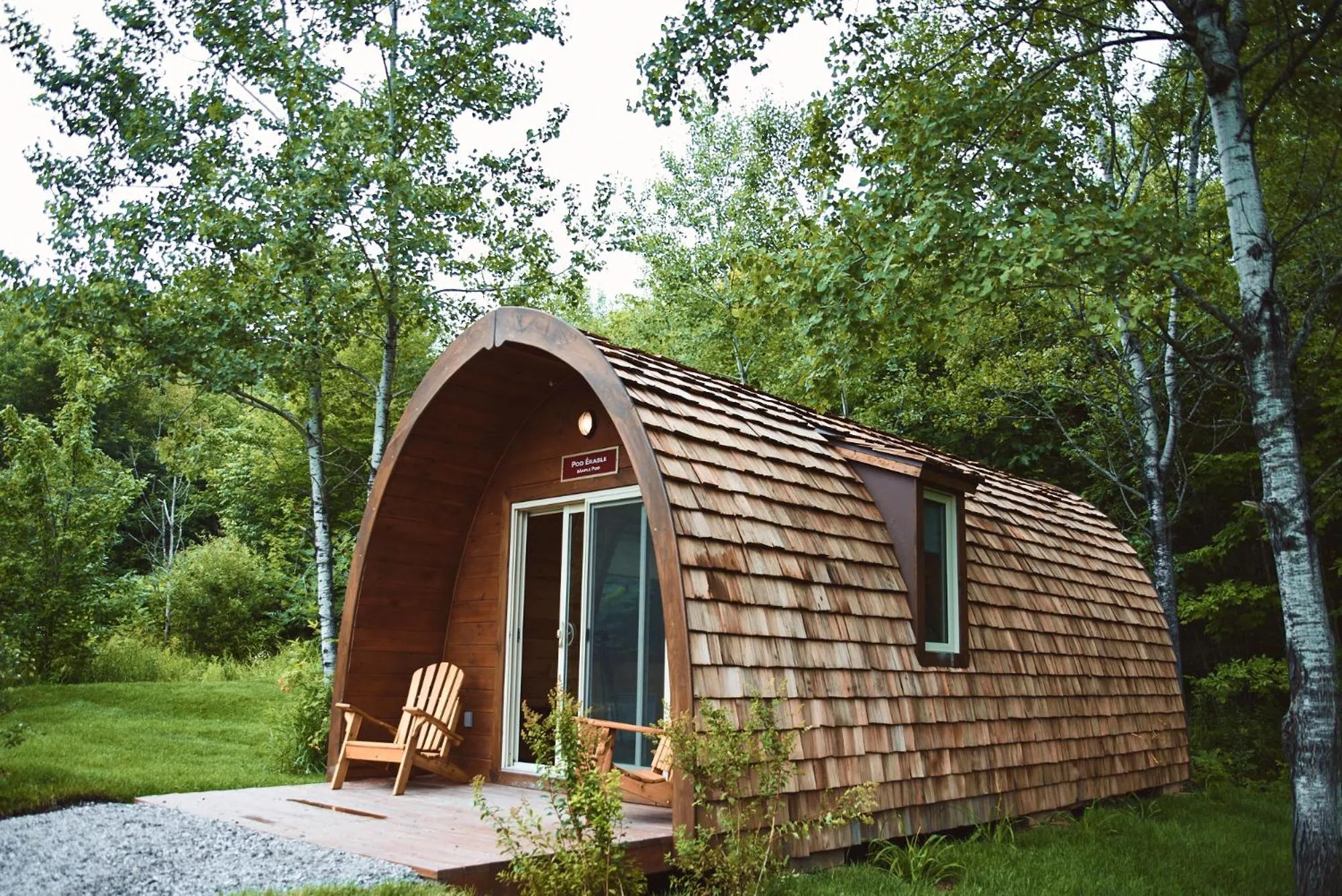 Natural landscape in Parc Omega