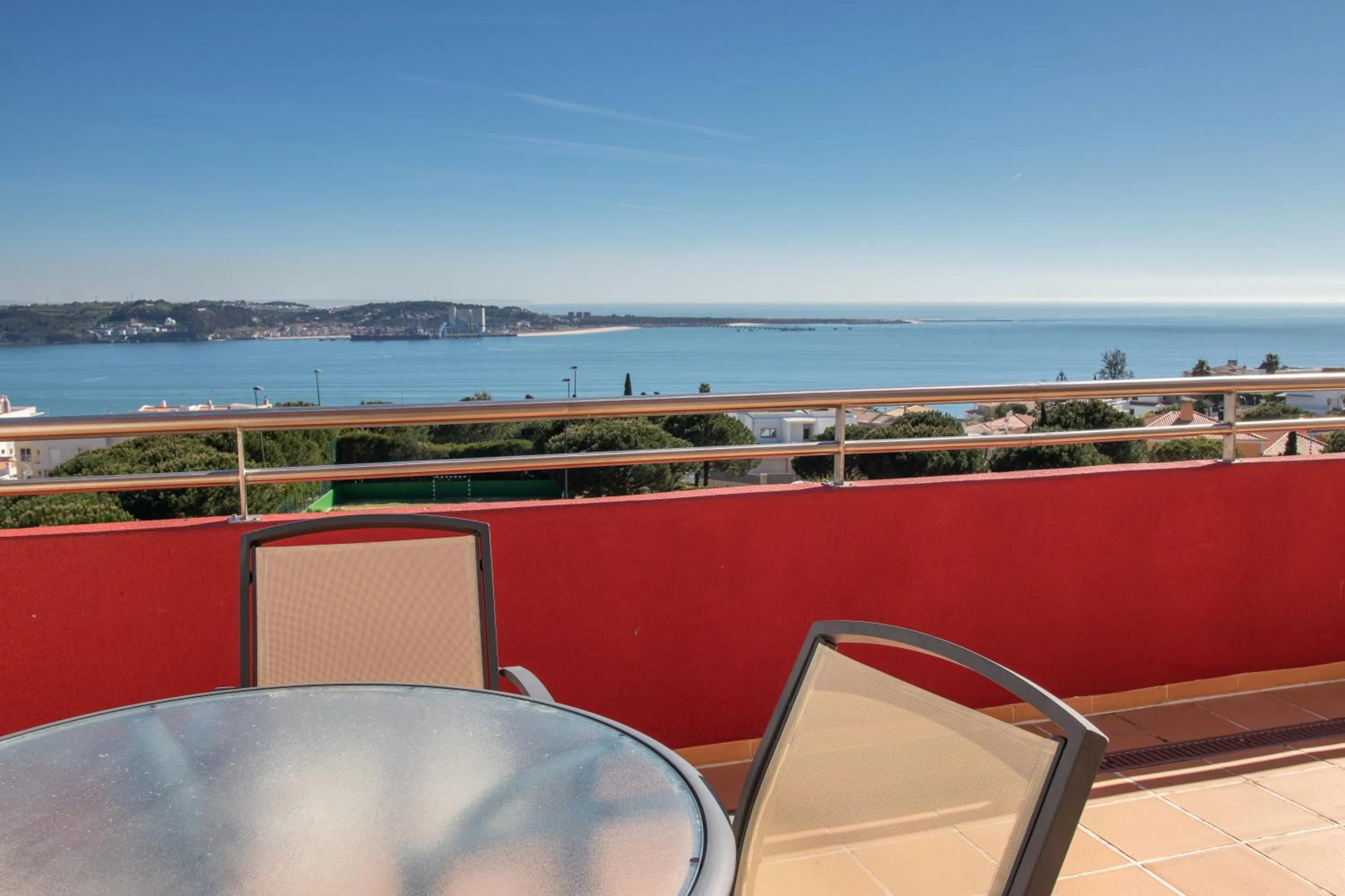 Pool view in MS Aparthotel