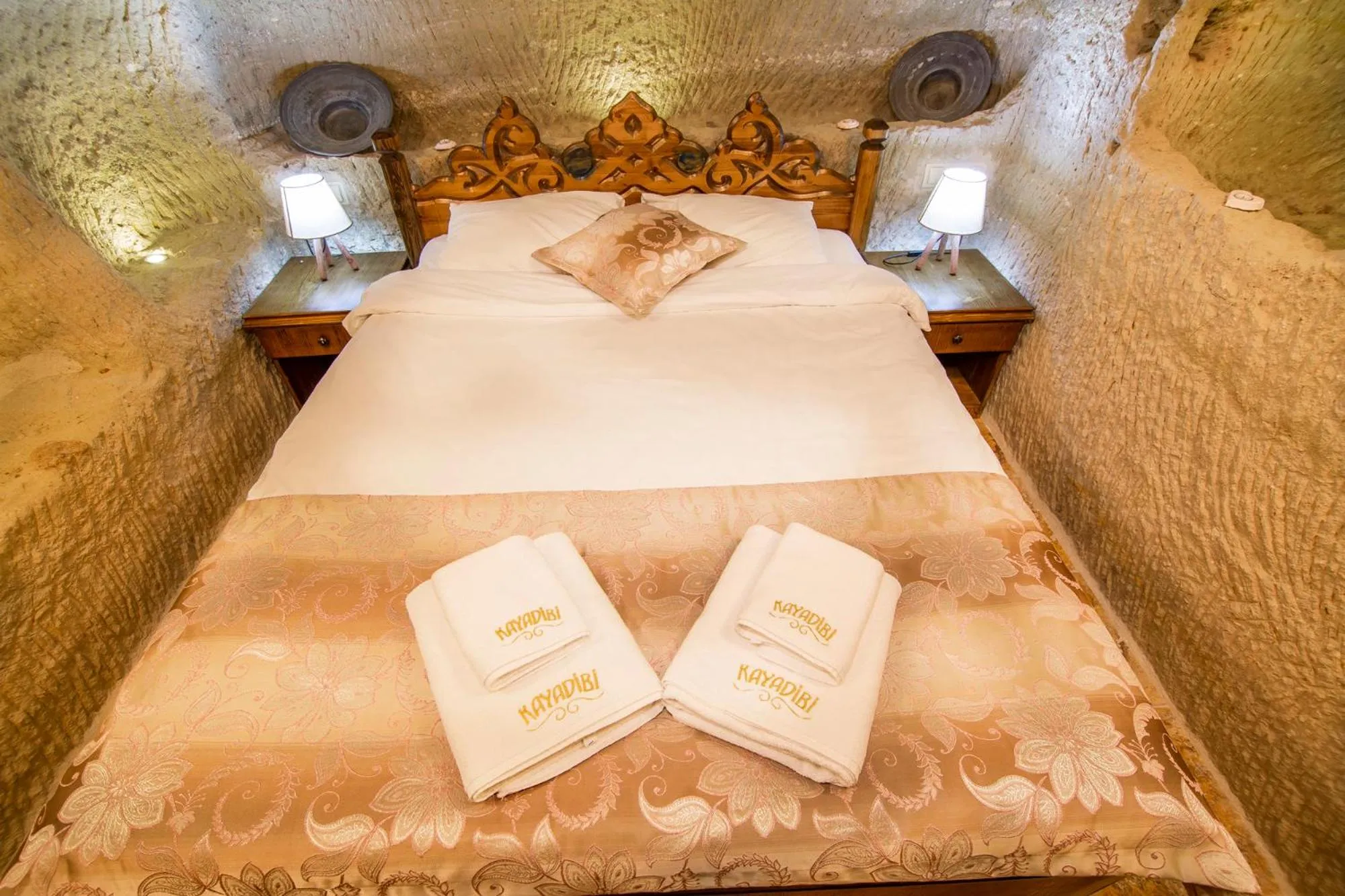 Bed in kayadibi cave hotel