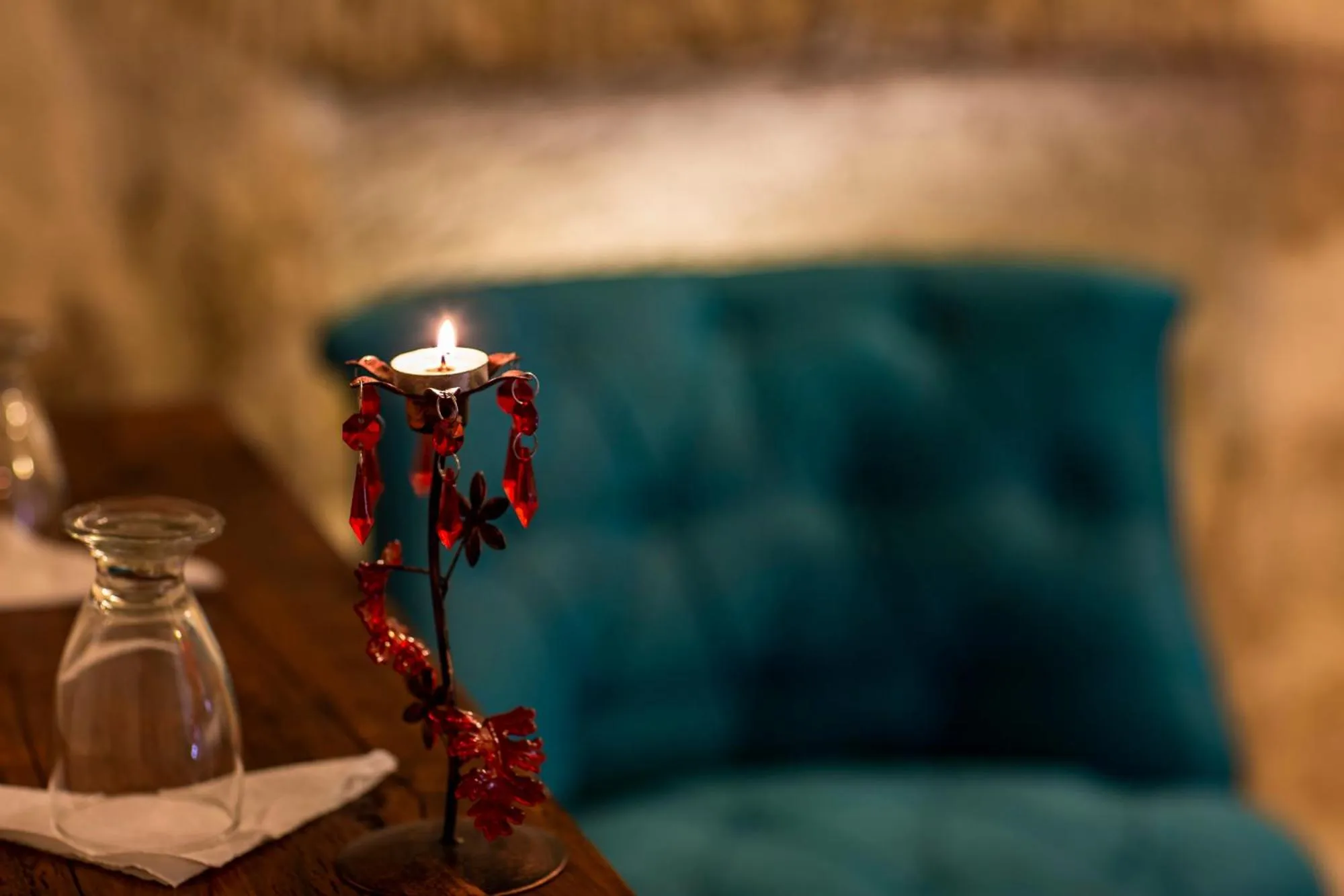 Decorative detail in kayadibi cave hotel