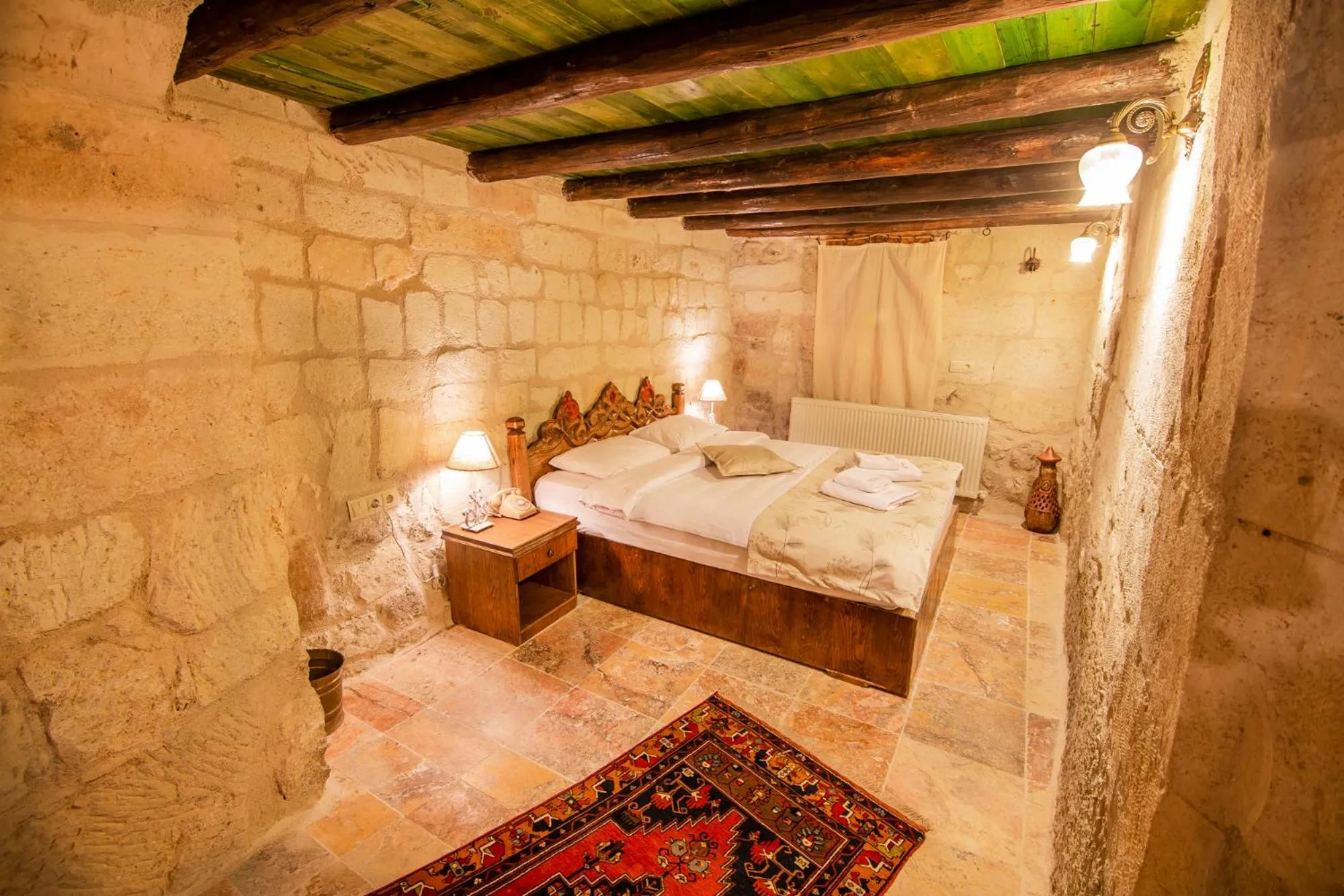 Bed in kayadibi cave hotel