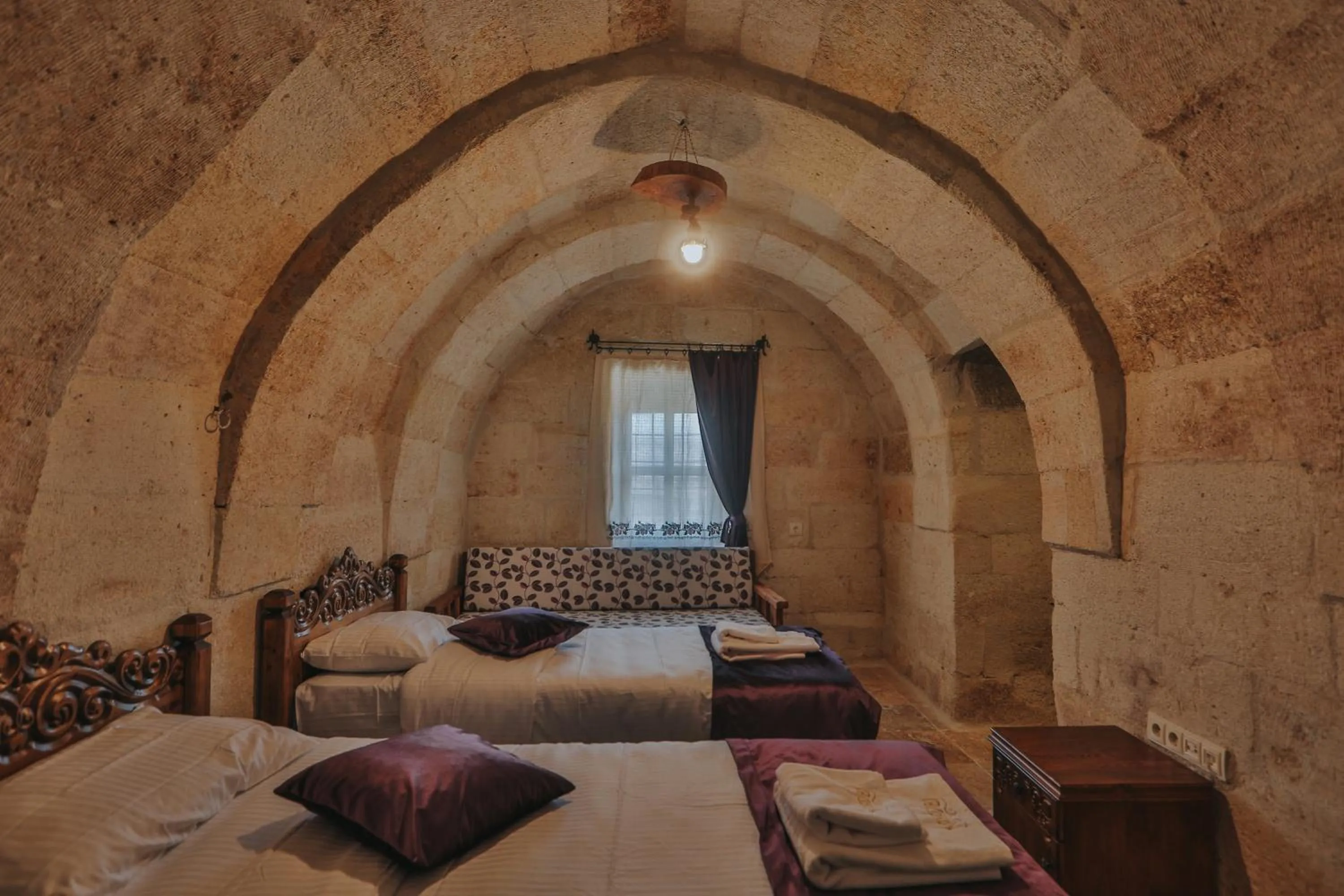 Bed in kayadibi cave hotel
