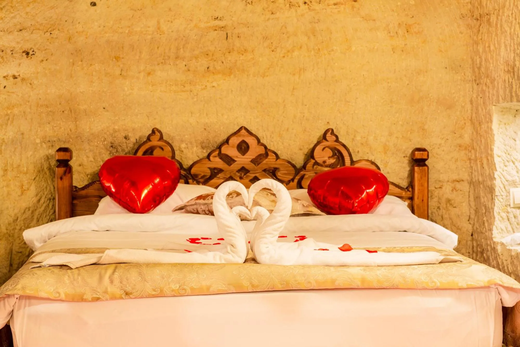 Bed in kayadibi cave hotel